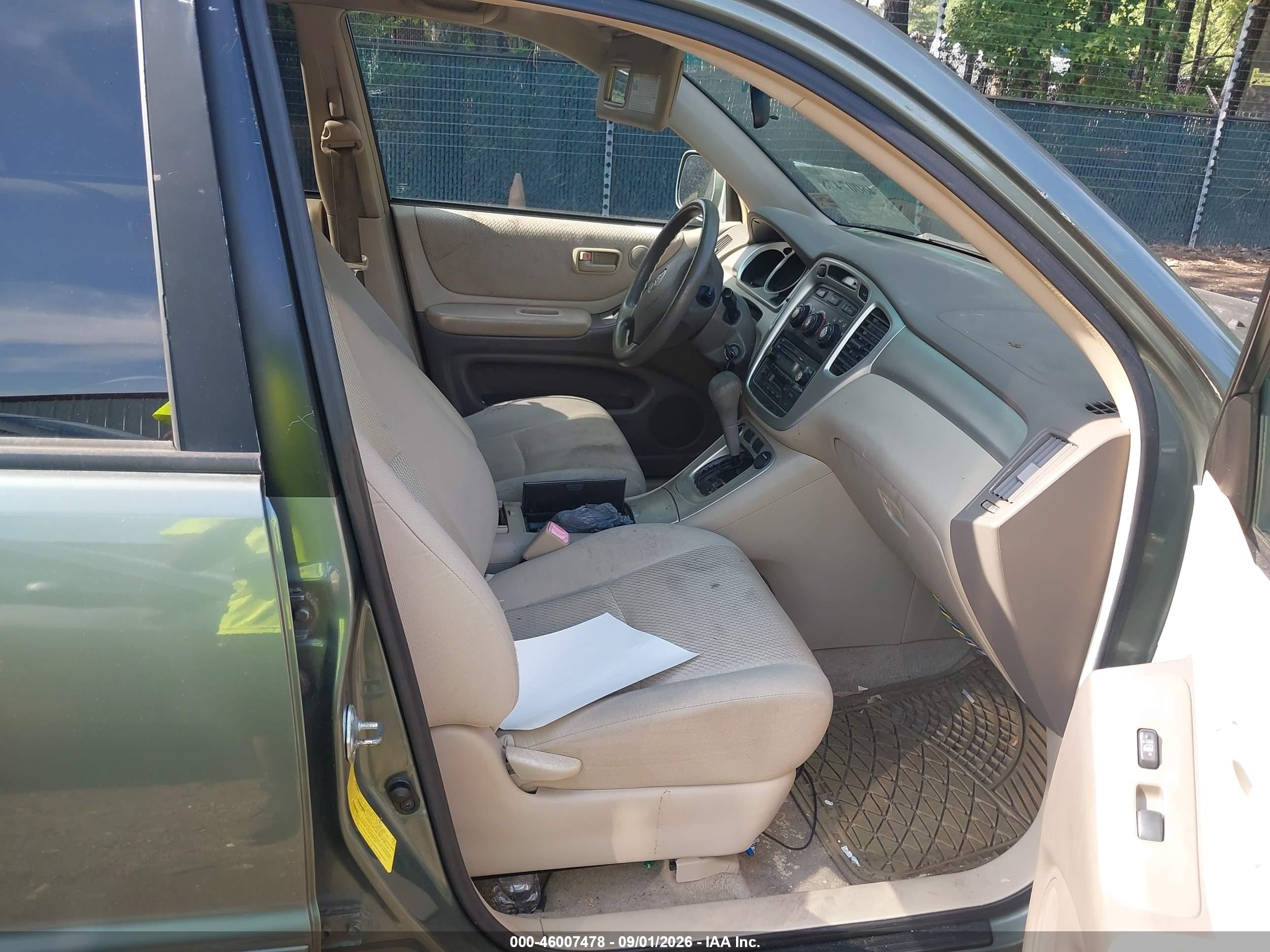 2007 Toyota Highlander   Gray vin: JTEGD21AX70155845