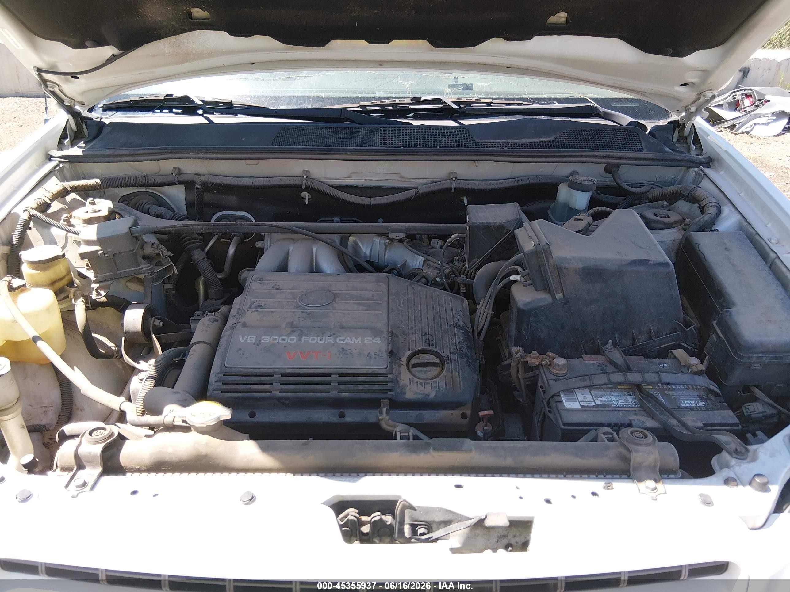 2002 Toyota Highlander V6 Белый vin: JTEGF21A020032168