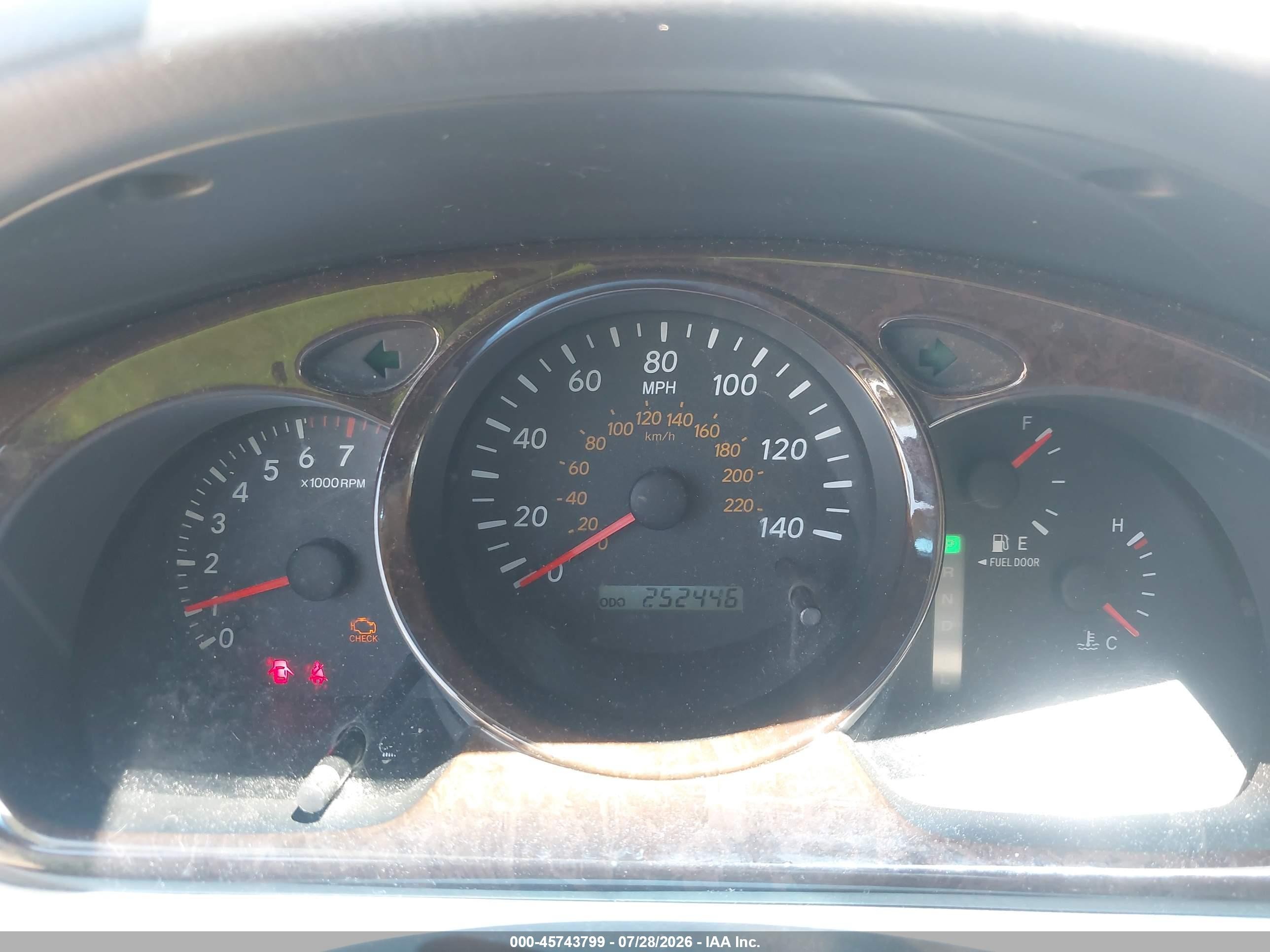 2002 Toyota Highlander Limited V6 Серебряный vin: JTEGF21A020068300