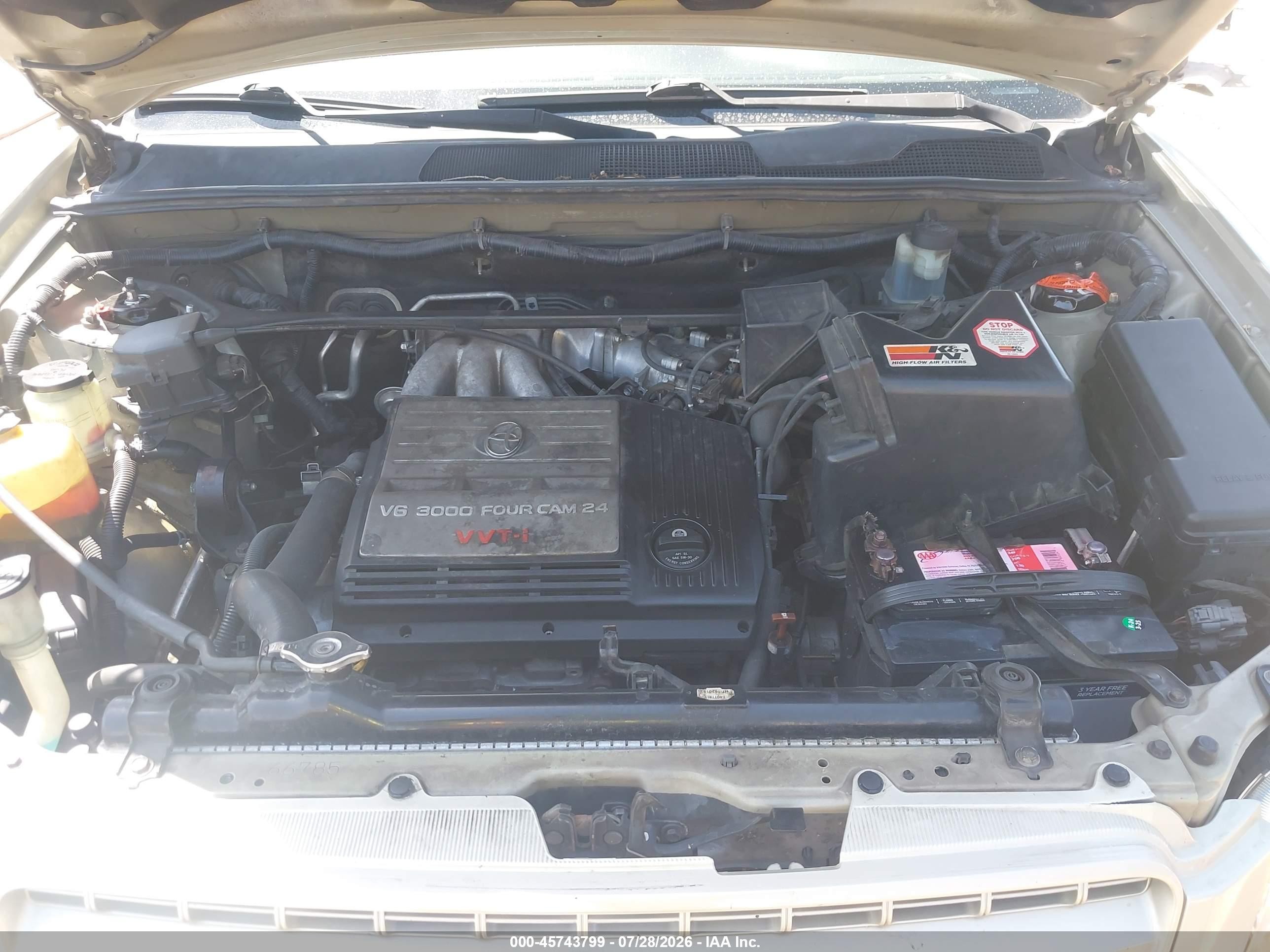 2002 Toyota Highlander Limited V6 Серебряный vin: JTEGF21A020068300
