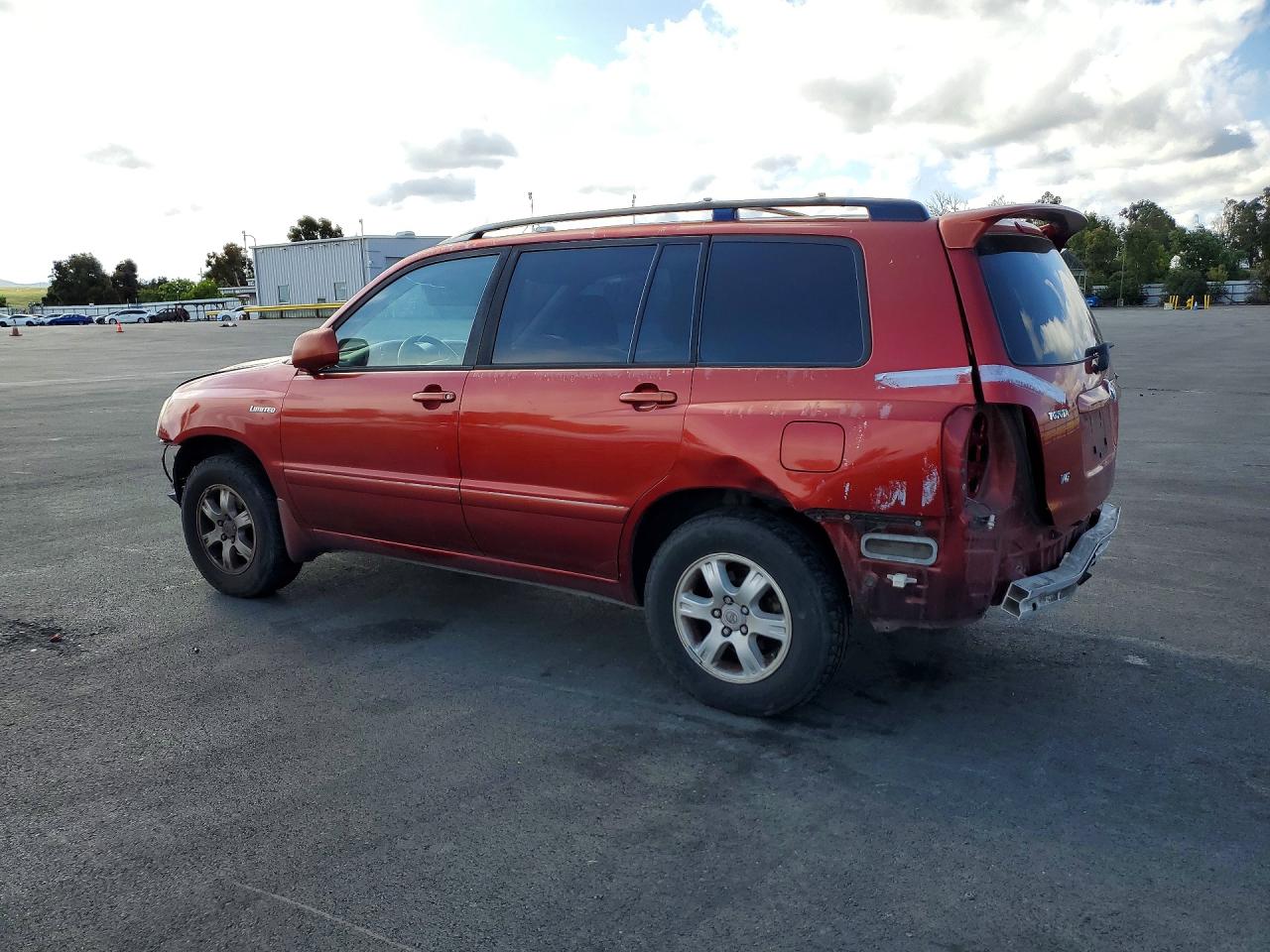 2002 Toyota Highlander Limited Red vin: JTEGF21A120034396