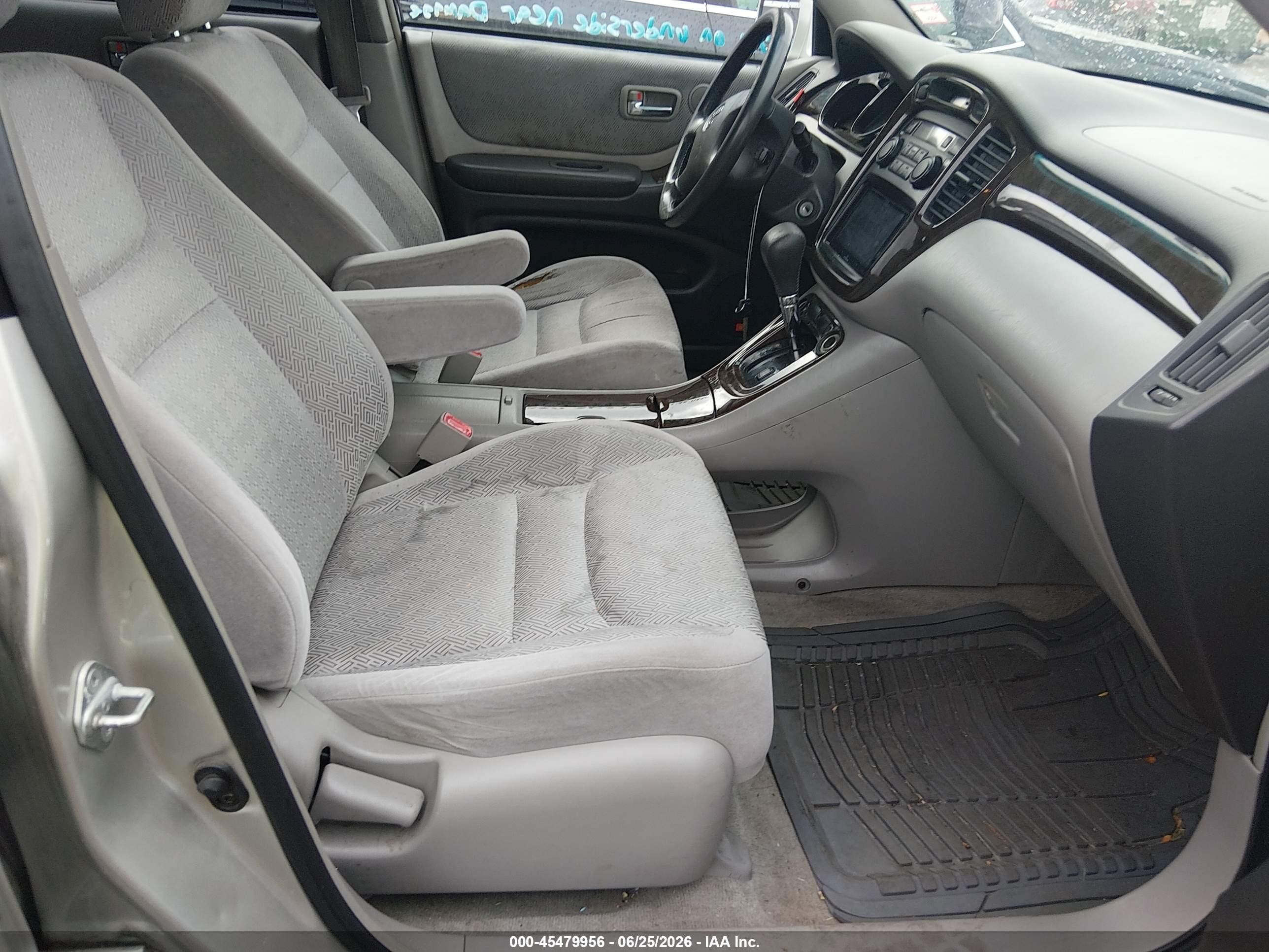 2002 Toyota Highlander Limited V6 Silver vin: JTEGF21A120046659