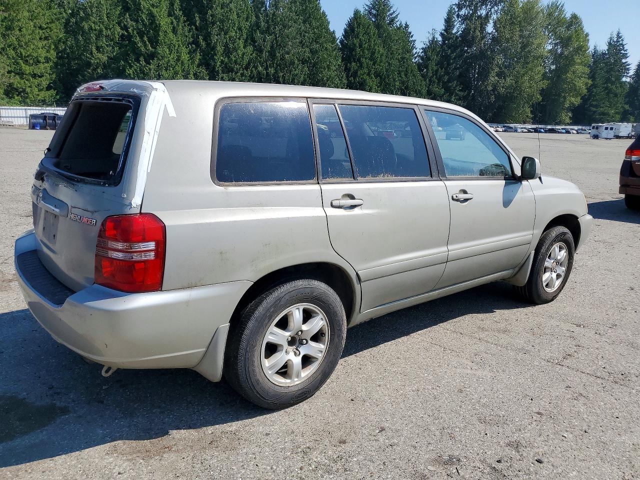 2003 Toyota Highlander Limited Silver vin: JTEGF21A130087651