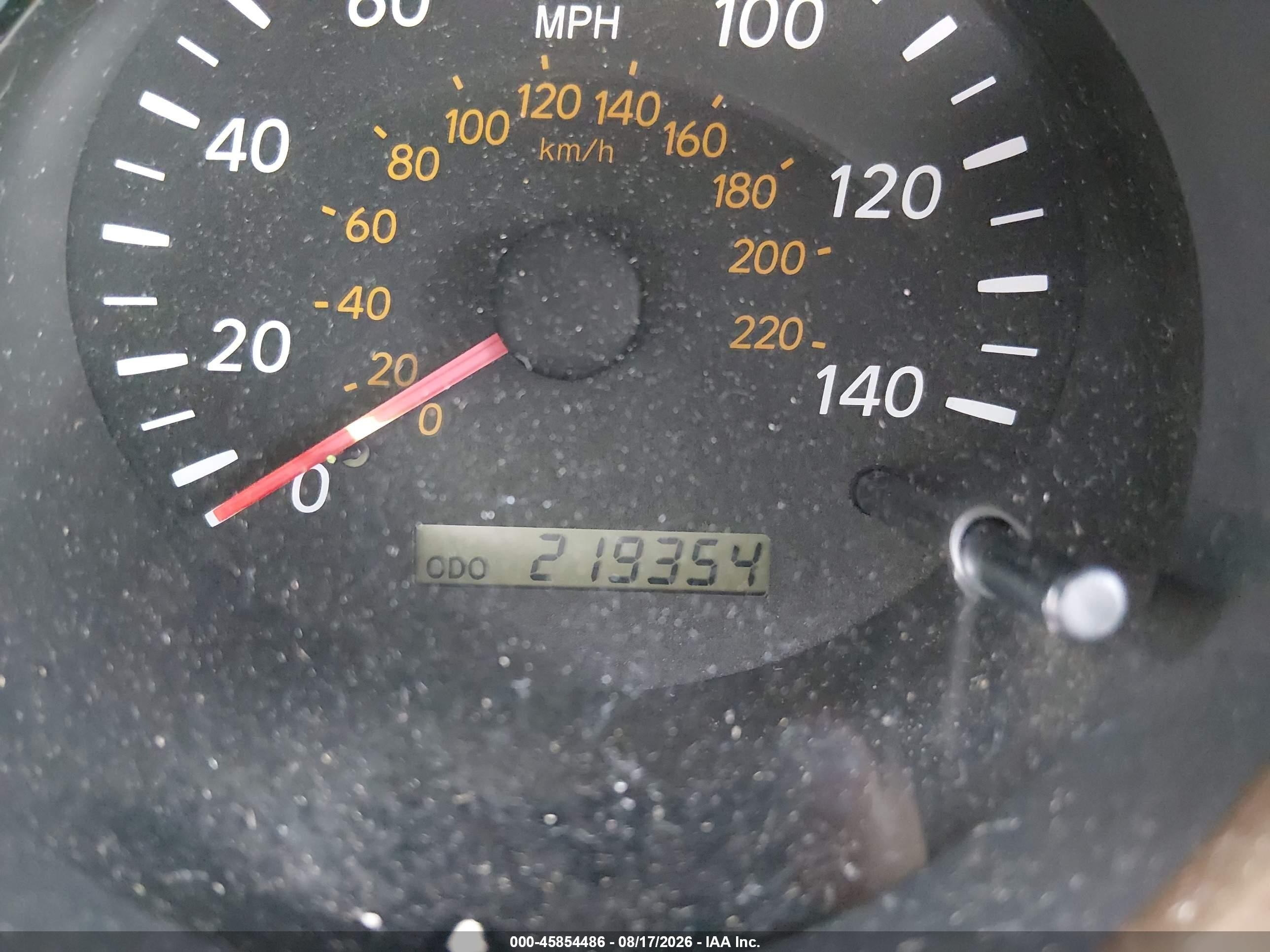 2003 Toyota Highlander Limited V6 Red vin: JTEGF21A130106084