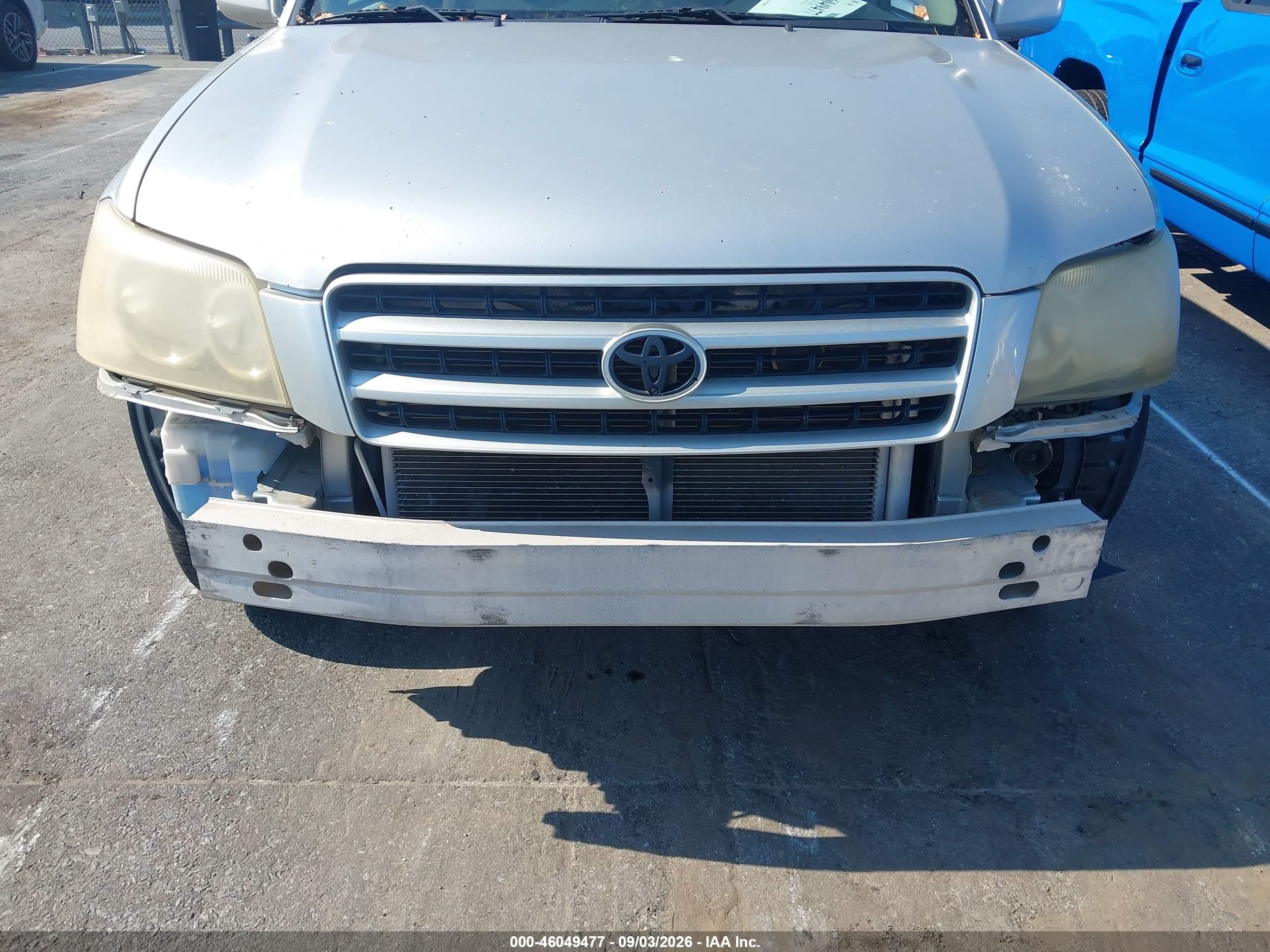 2003 Toyota Highlander V6 Silver vin: JTEGF21A130107090