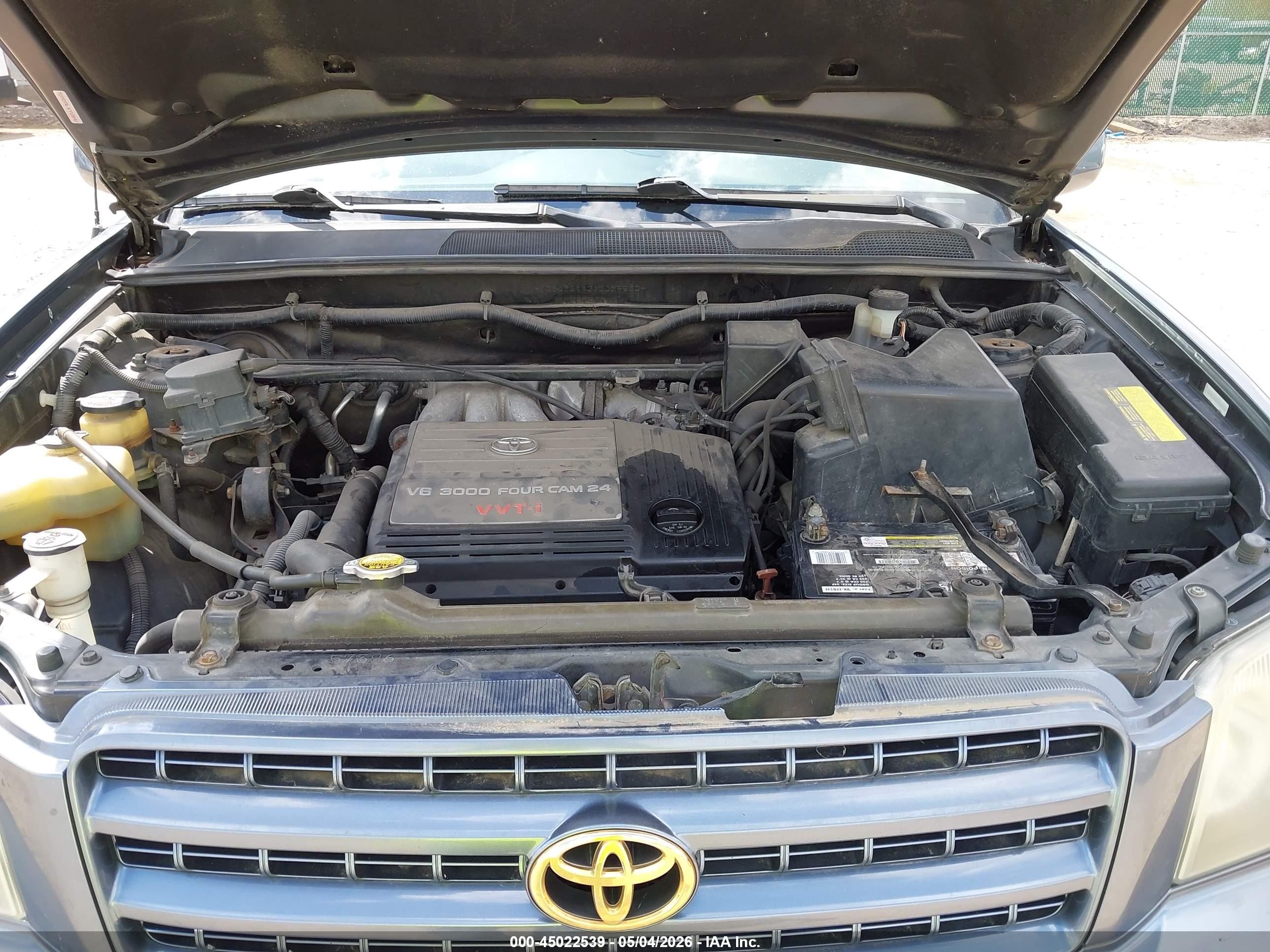 2001 Toyota Highlander V6 Синий vin: JTEGF21A210025530