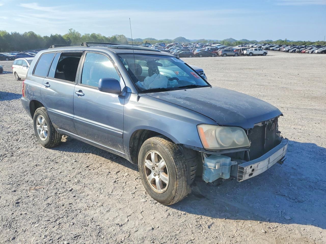 2002 Toyota Highlander Base Gray vin: JTEGF21A220055113