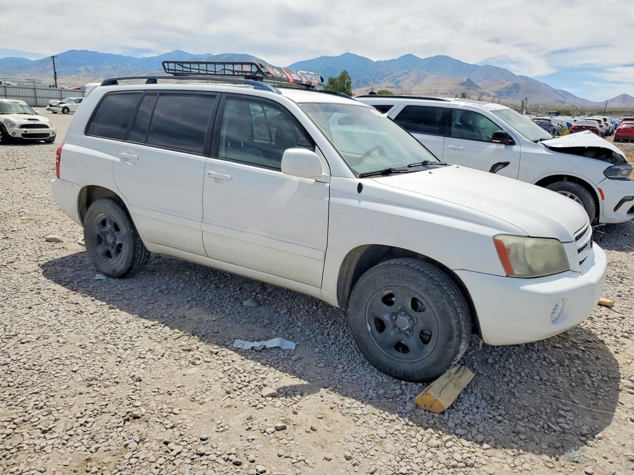 2003 Toyota Highlander Limited Белый vin: JTEGF21A230120656