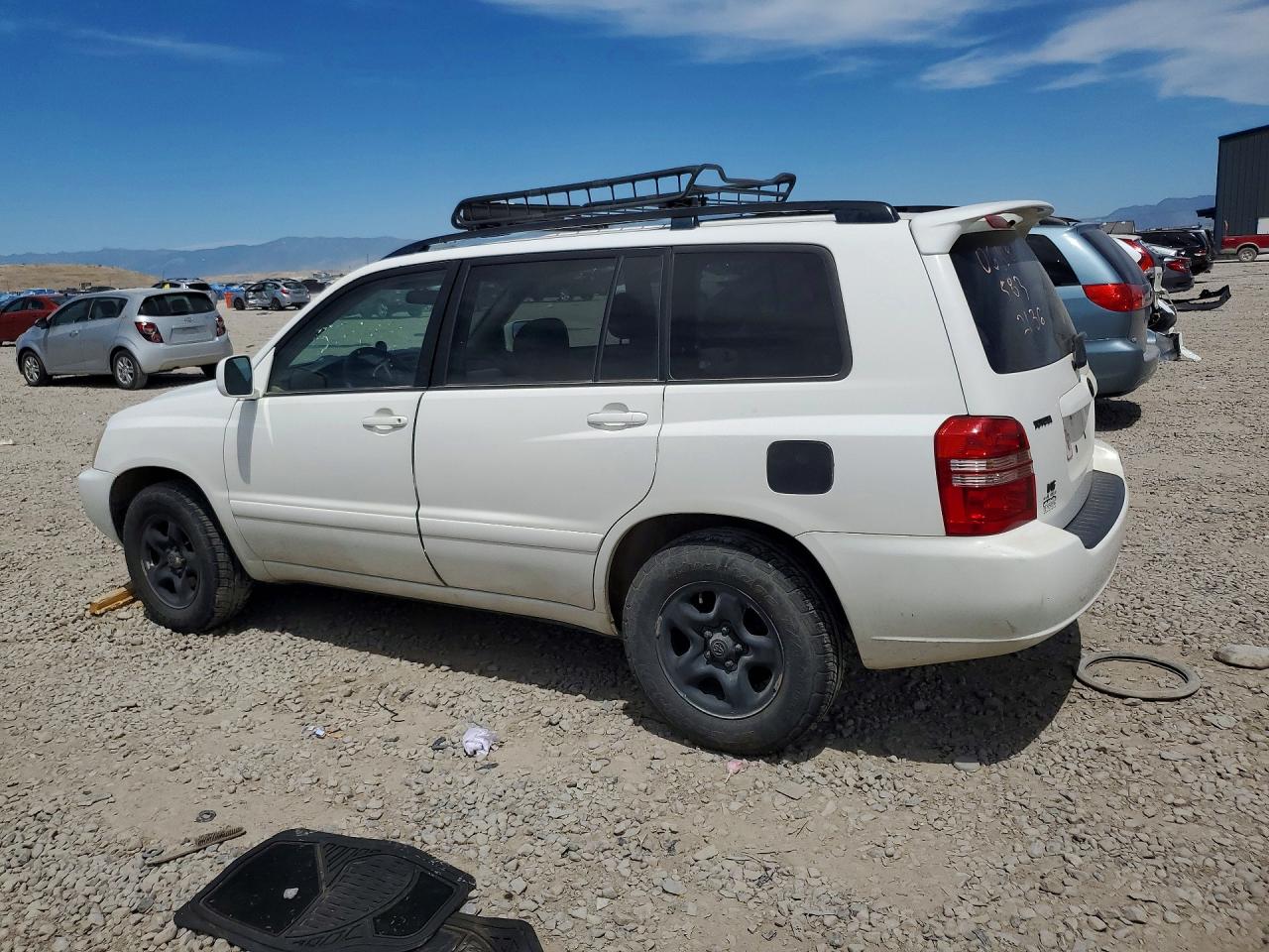 2003 Toyota Highlander Limited Белый vin: JTEGF21A230120656