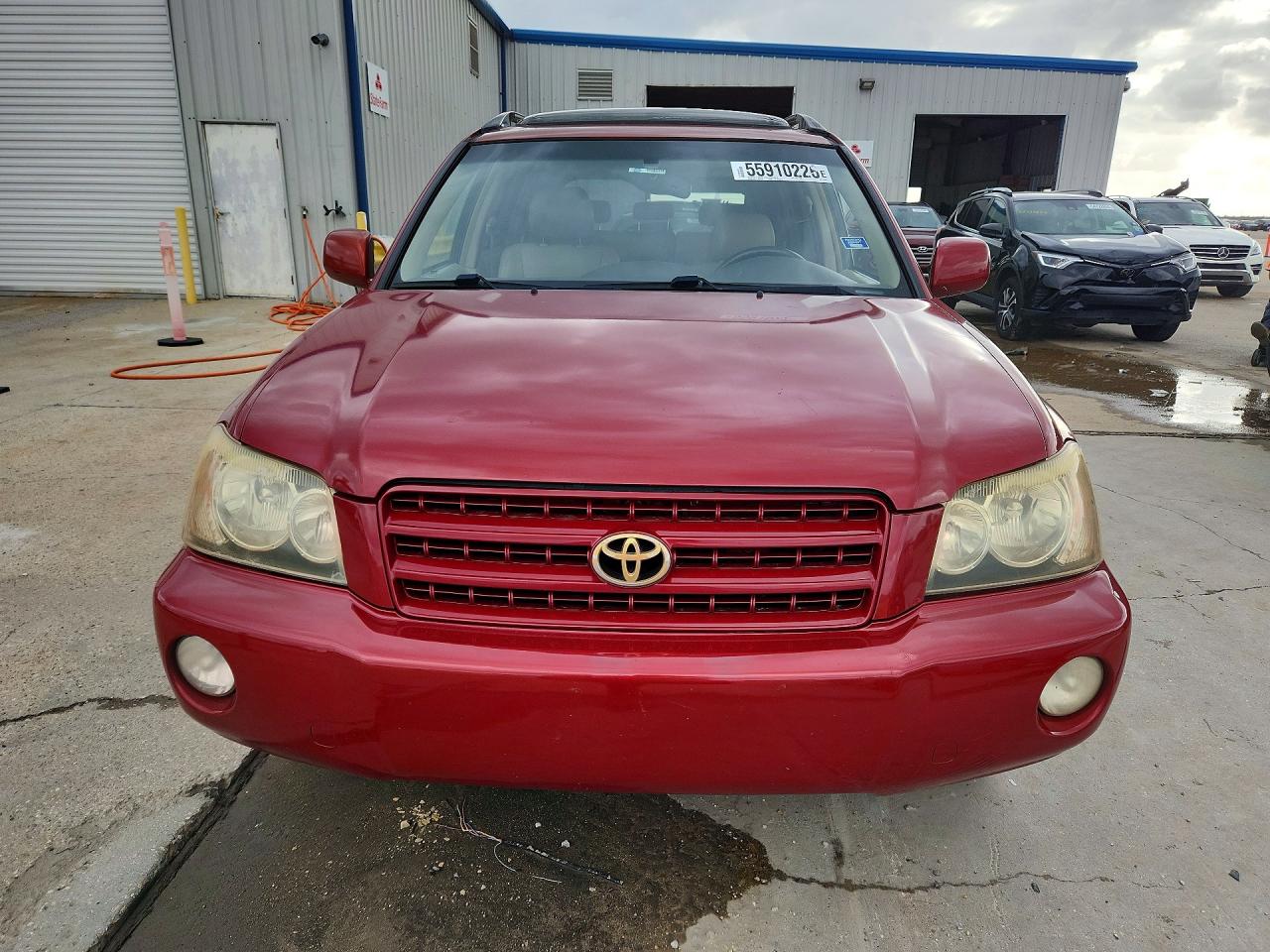 2001 Toyota Highlander Base Brown vin: JTEGF21A310018361