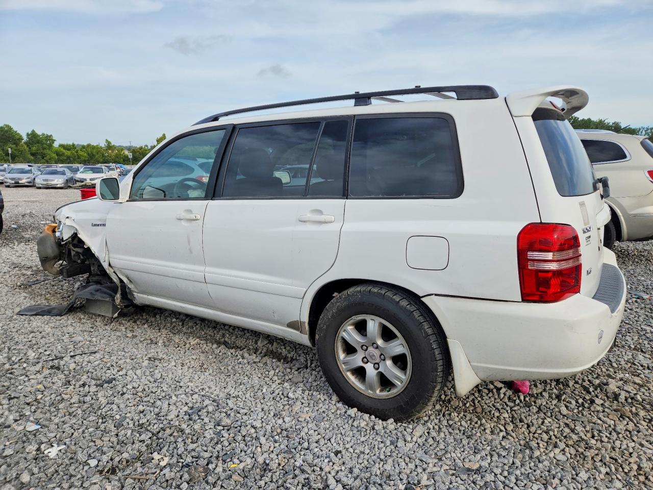 2002 Toyota Highlander Limited White vin: JTEGF21A320033850