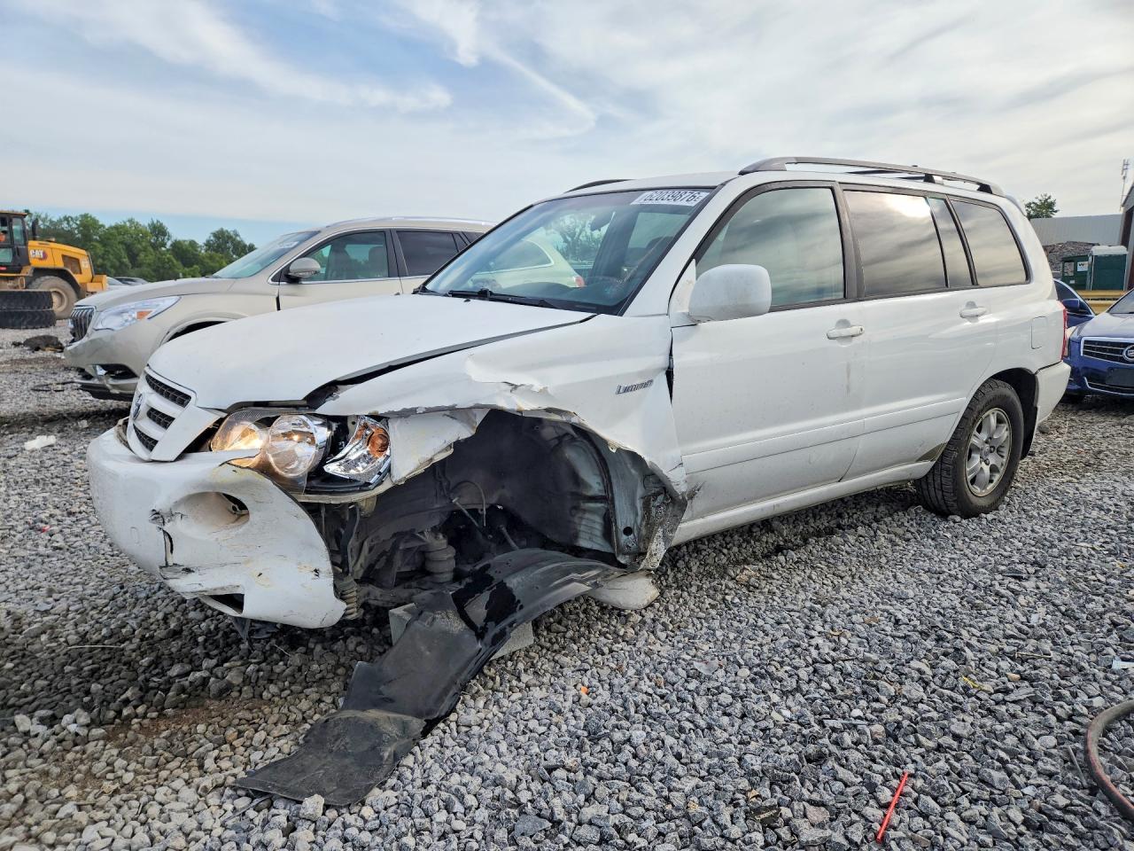 2002 Toyota Highlander Limited Белый vin: JTEGF21A320033850