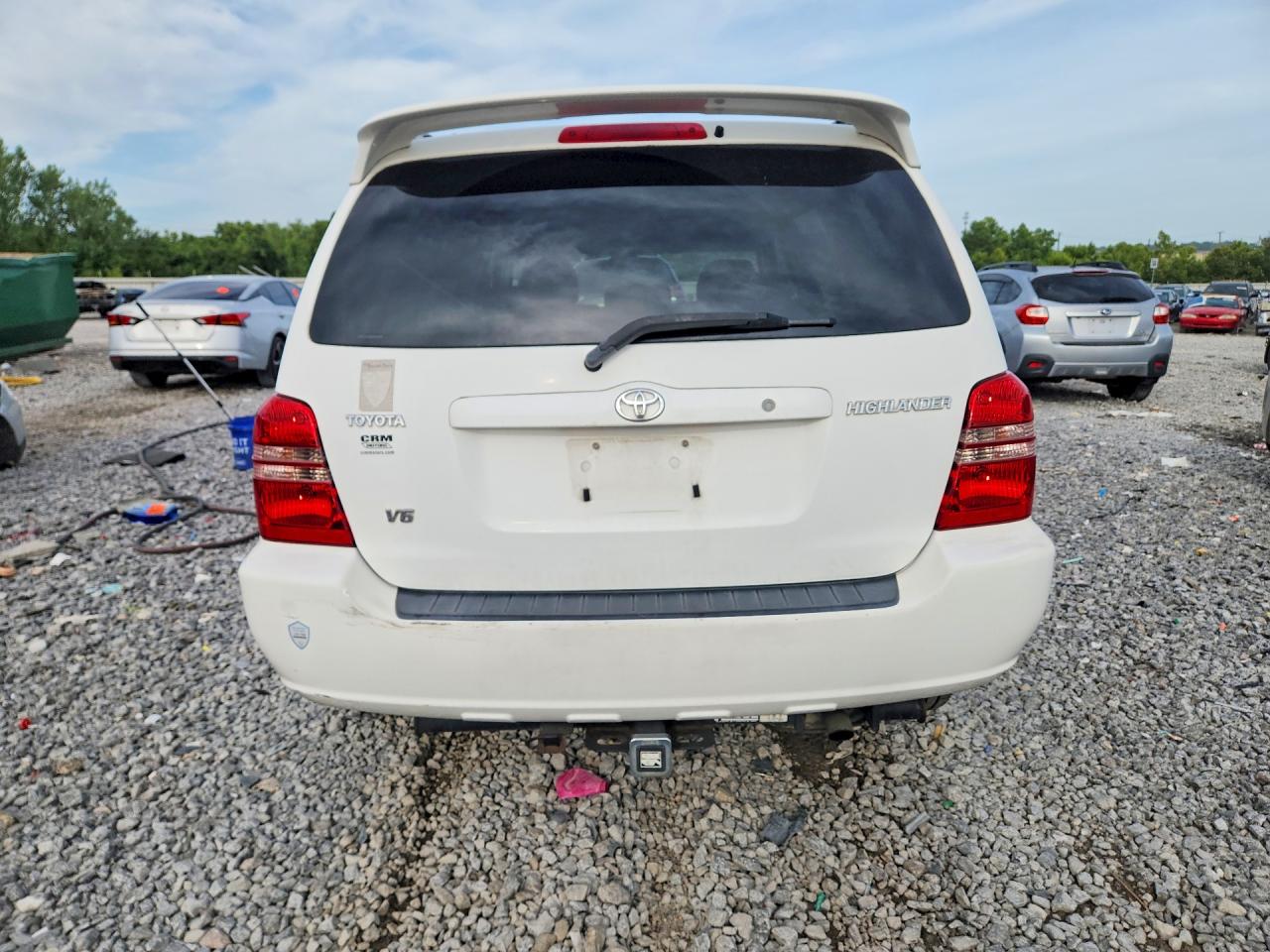 2002 Toyota Highlander Limited White vin: JTEGF21A320033850