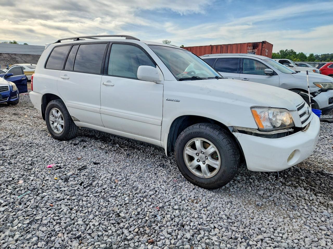 2002 Toyota Highlander Limited White vin: JTEGF21A320033850