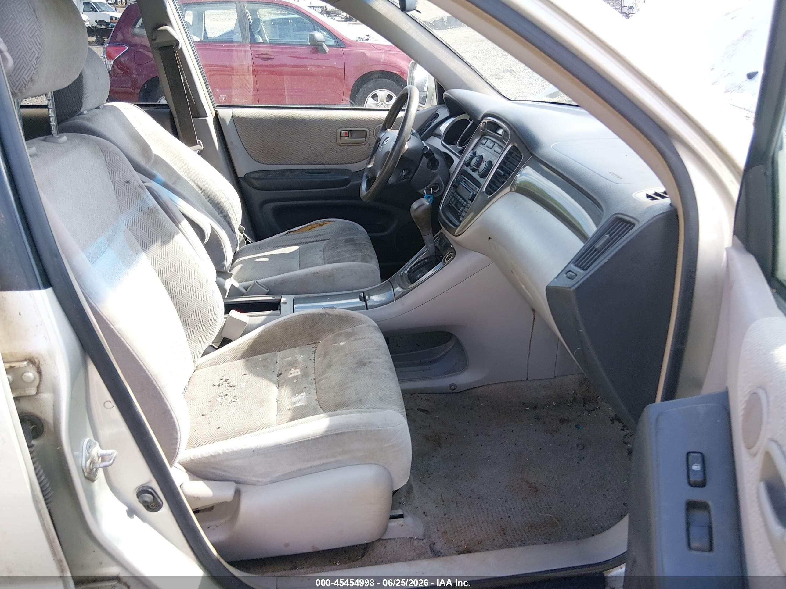 2003 Toyota Highlander V6 Silver vin: JTEGF21A330086002