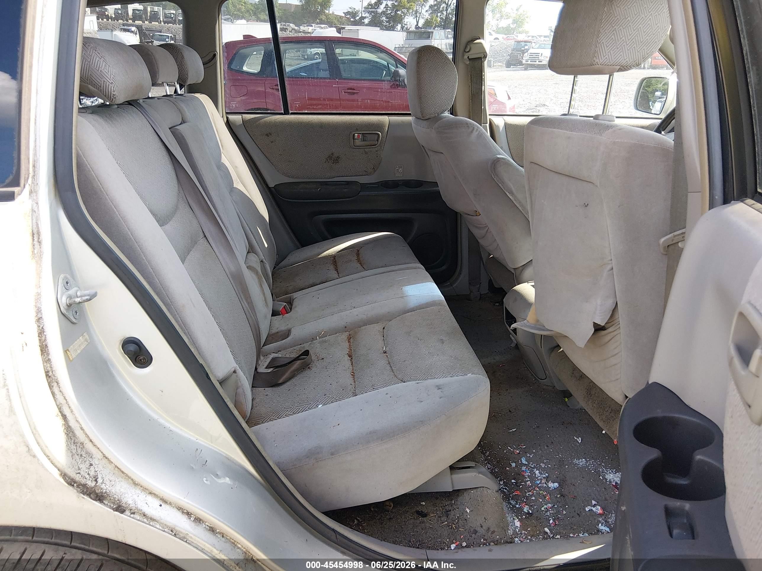 2003 Toyota Highlander V6 Silver vin: JTEGF21A330086002