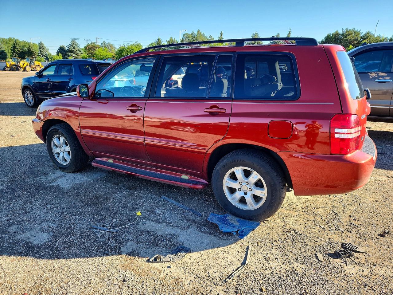 2003 Toyota Highlander Limited Red vin: JTEGF21A330092320