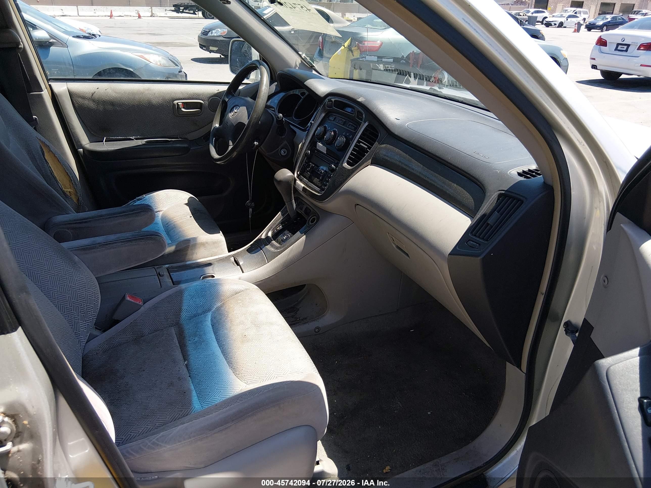 2003 Toyota Highlander V6 Silver vin: JTEGF21A330093337