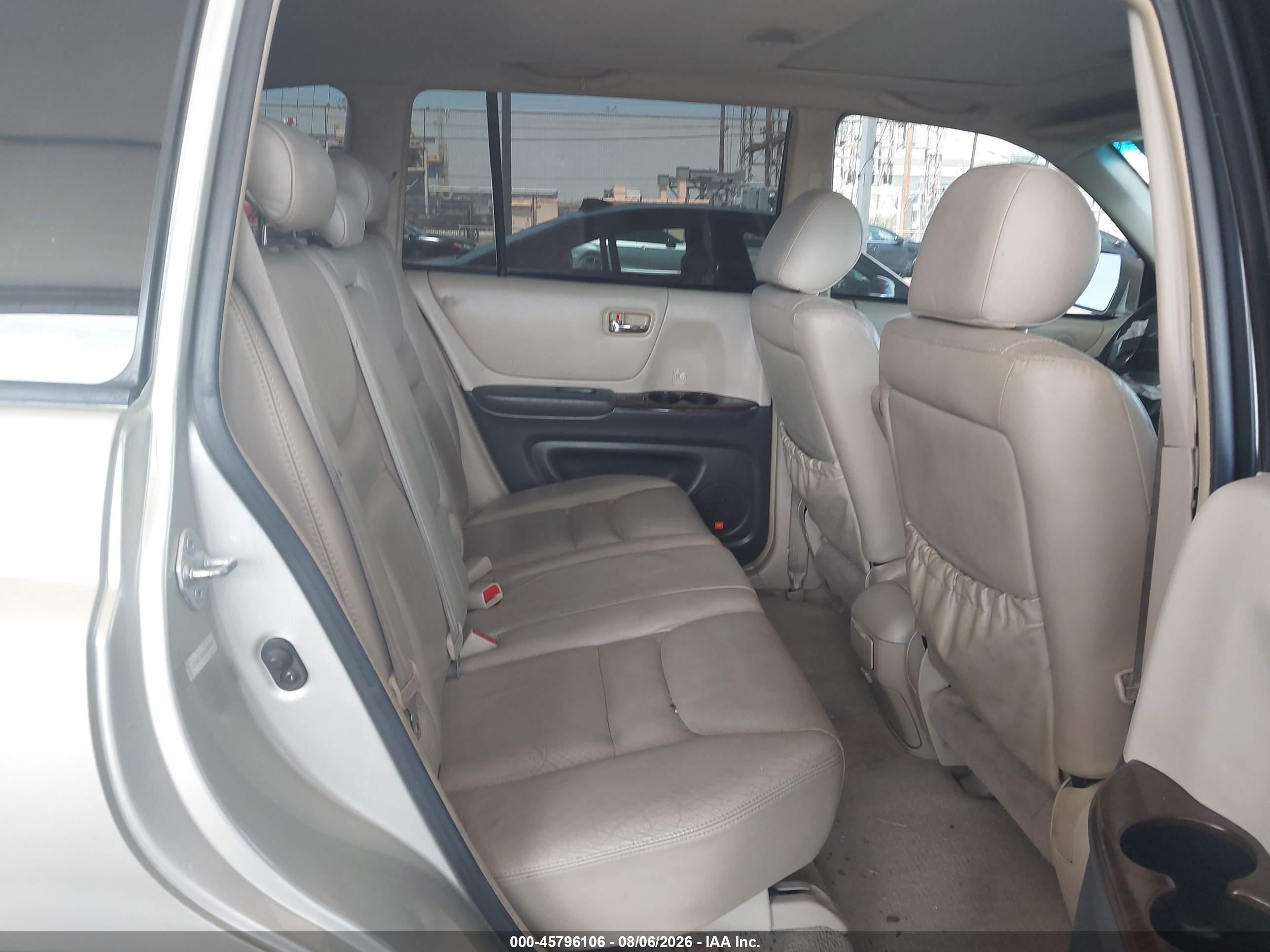 2003 Toyota Highlander Limited V6 Cream vin: JTEGF21A330099364