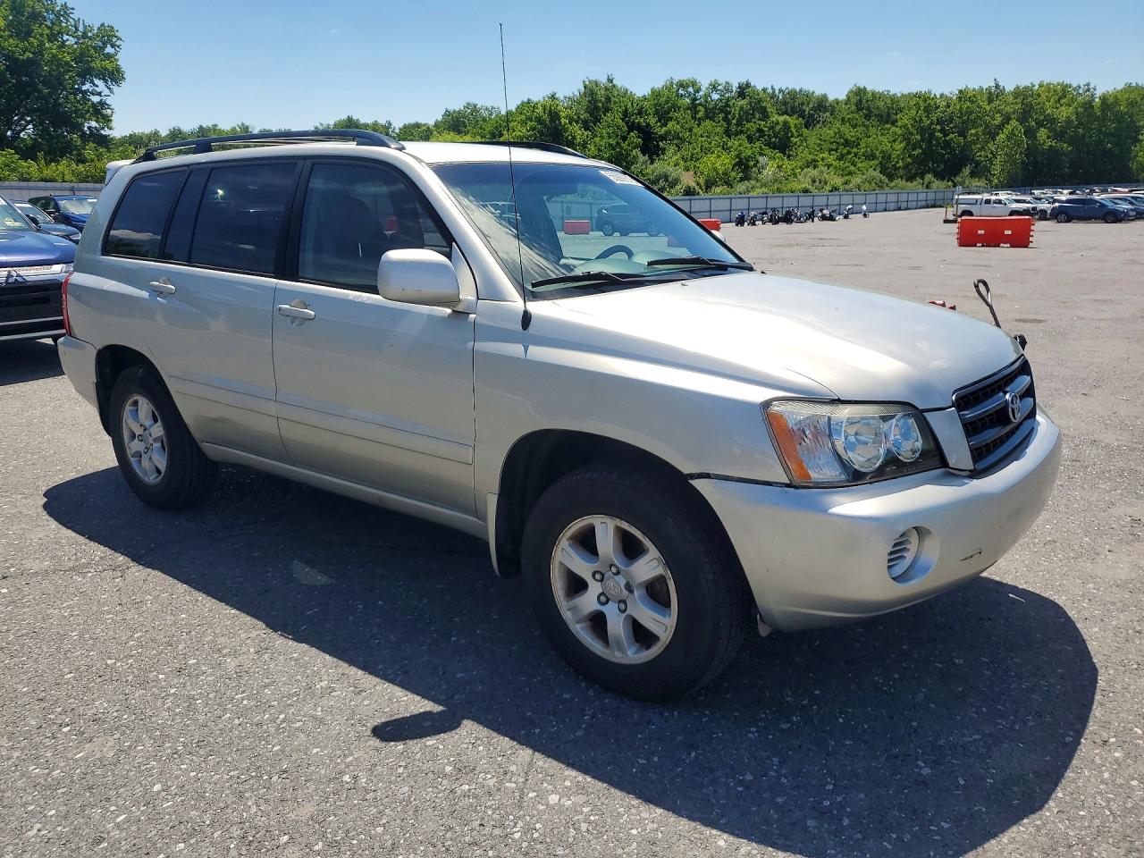 2003 Toyota Highlander Limited Silver vin: JTEGF21A330100657