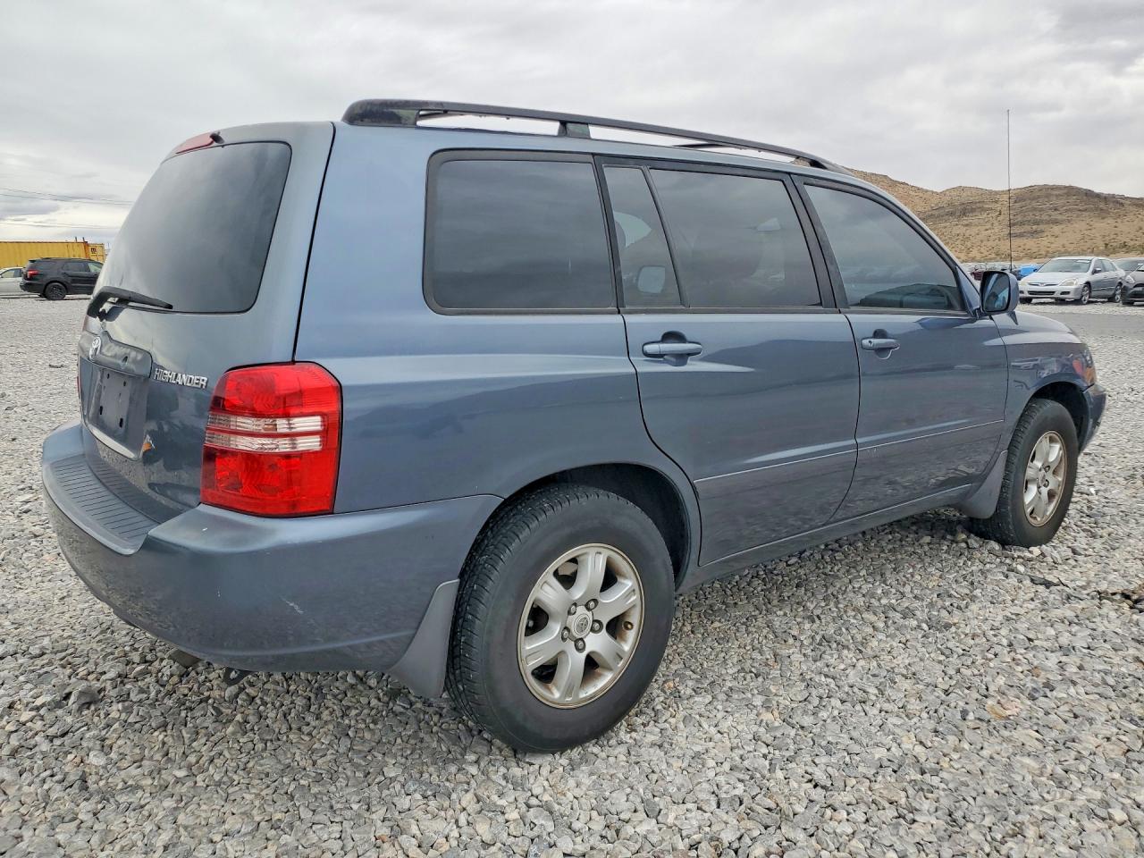 2003 Toyota Highlander Sport Blue vin: JTEGF21A330101503