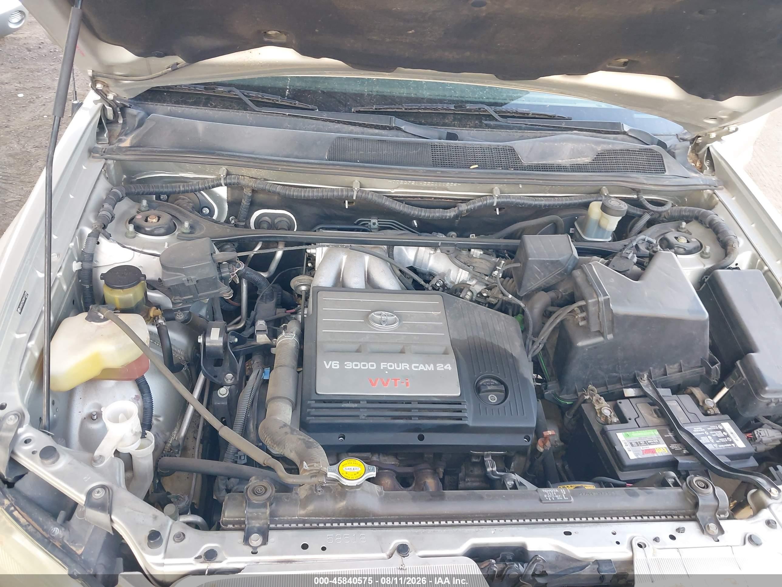 2003 Toyota Highlander V6 Gray vin: JTEGF21A330111335
