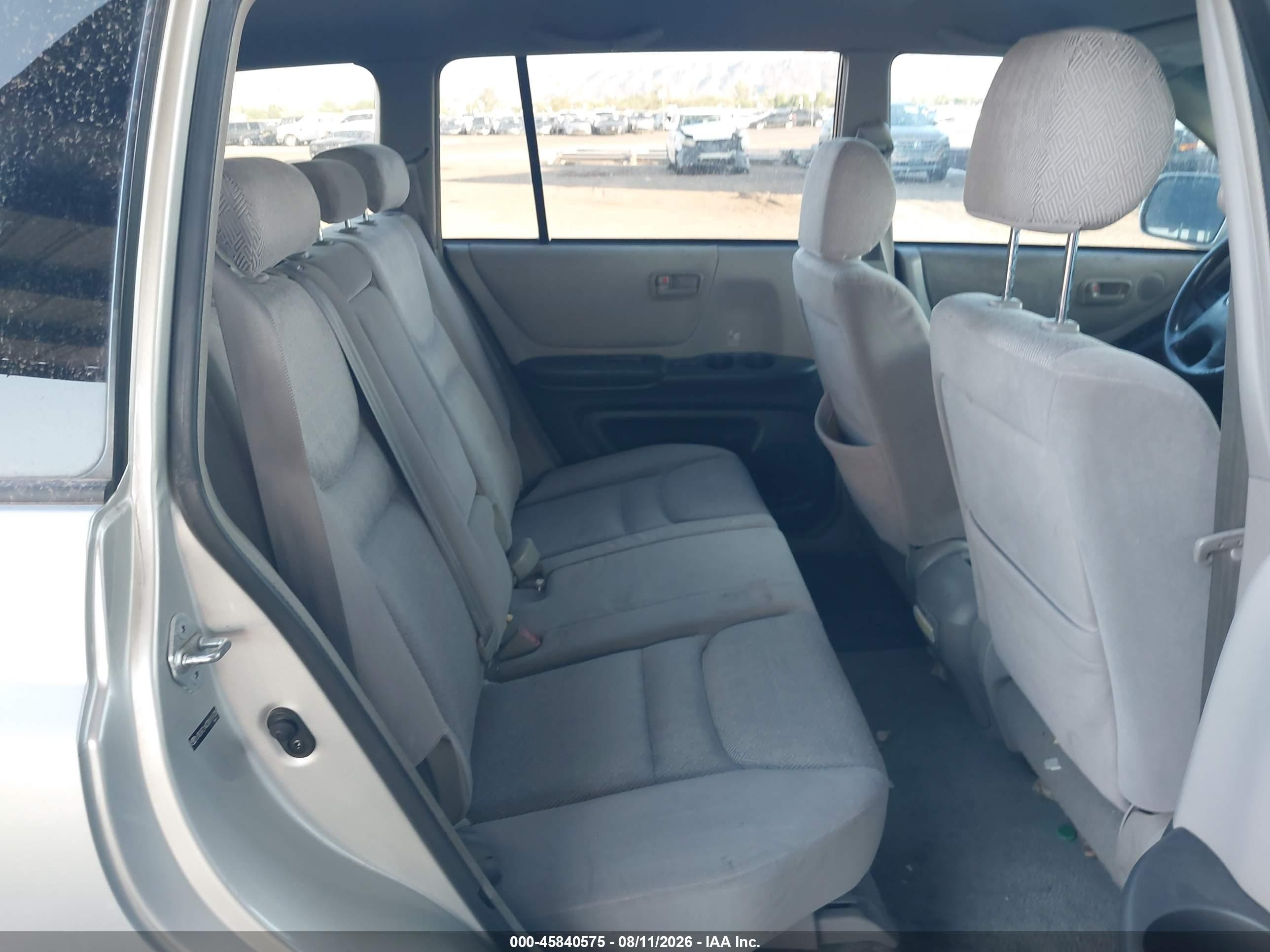 2003 Toyota Highlander V6 Gray vin: JTEGF21A330111335