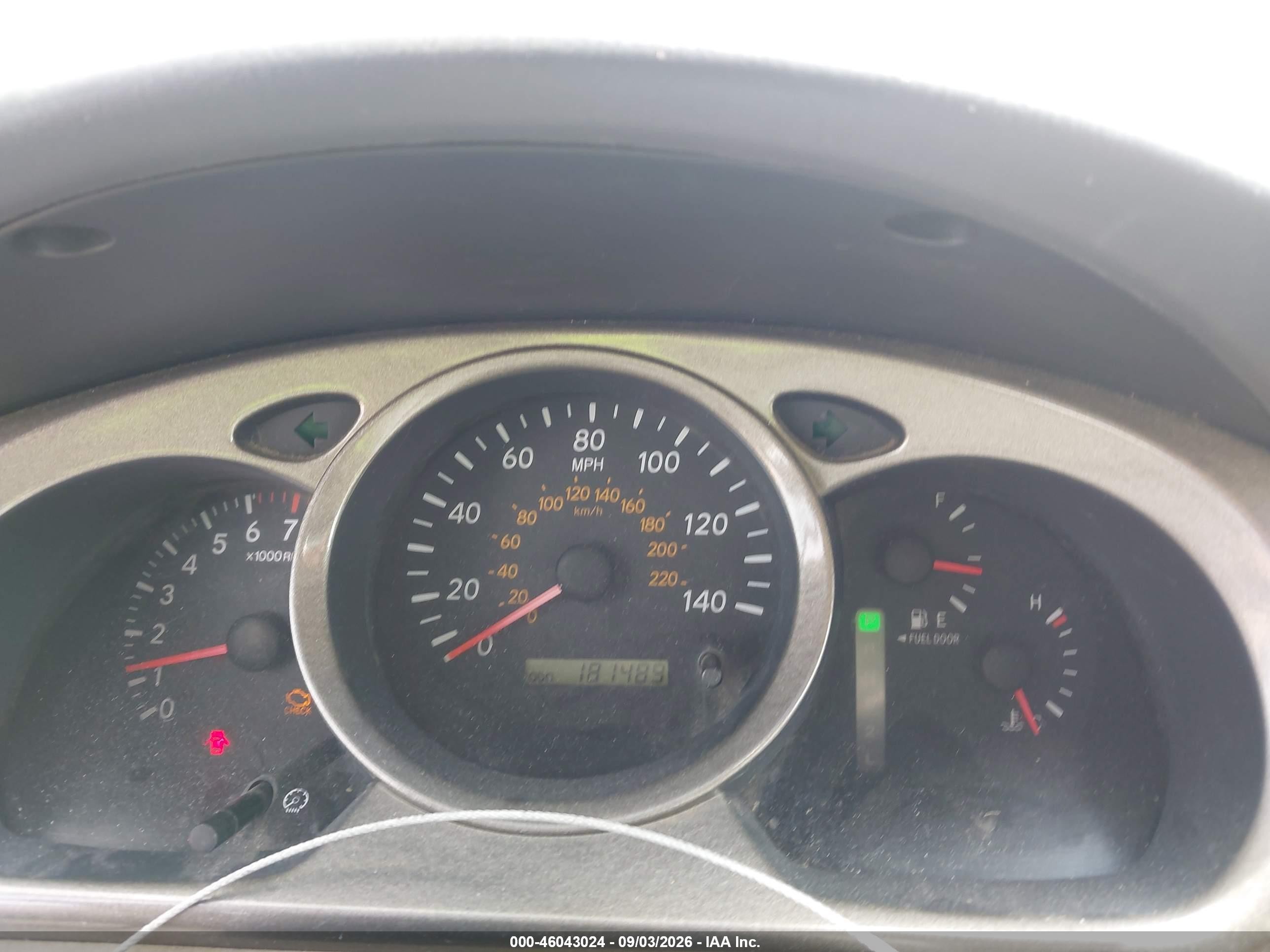 2003 Toyota Highlander V6 Gray vin: JTEGF21A330119404