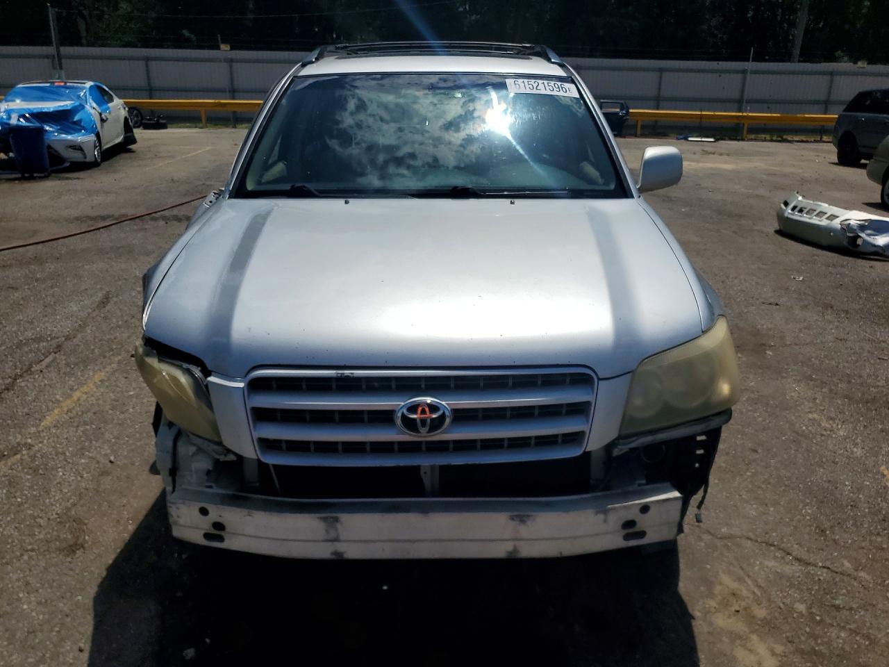 2002 Toyota Highlander Limited Silver vin: JTEGF21A420049328