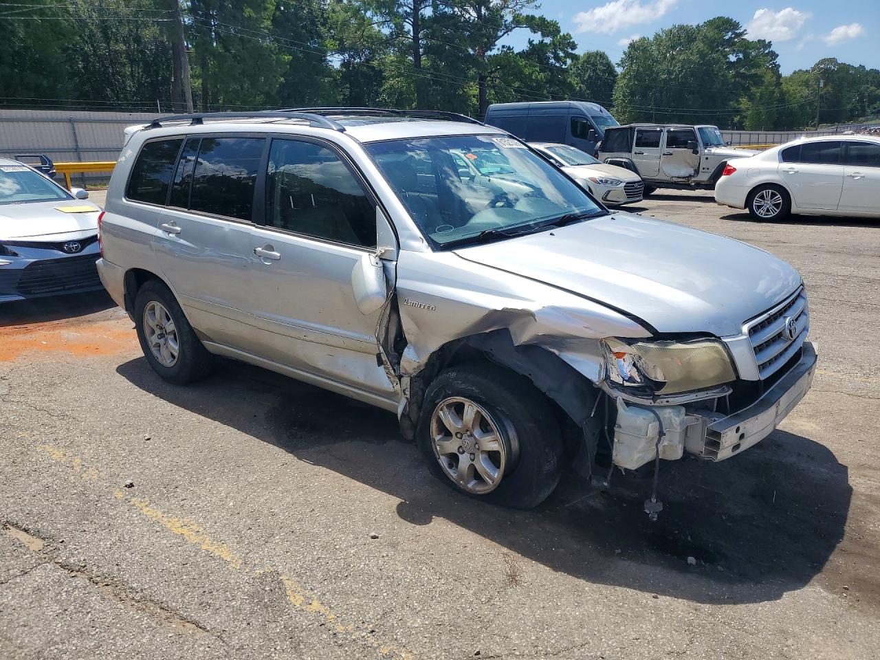 2002 Toyota Highlander Limited Silver vin: JTEGF21A420049328