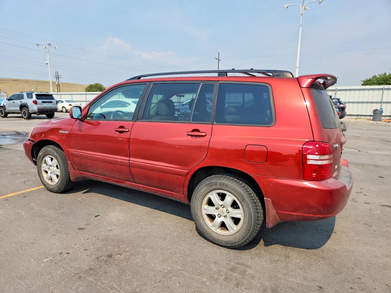 2002 Toyota Highlander Limited Red vin: JTEGF21A420060863