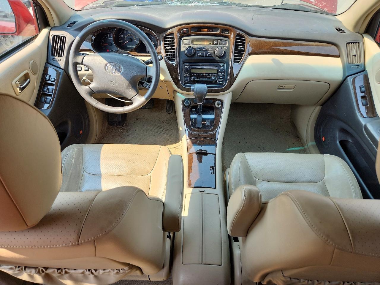 2002 Toyota Highlander Limited Red vin: JTEGF21A420060863