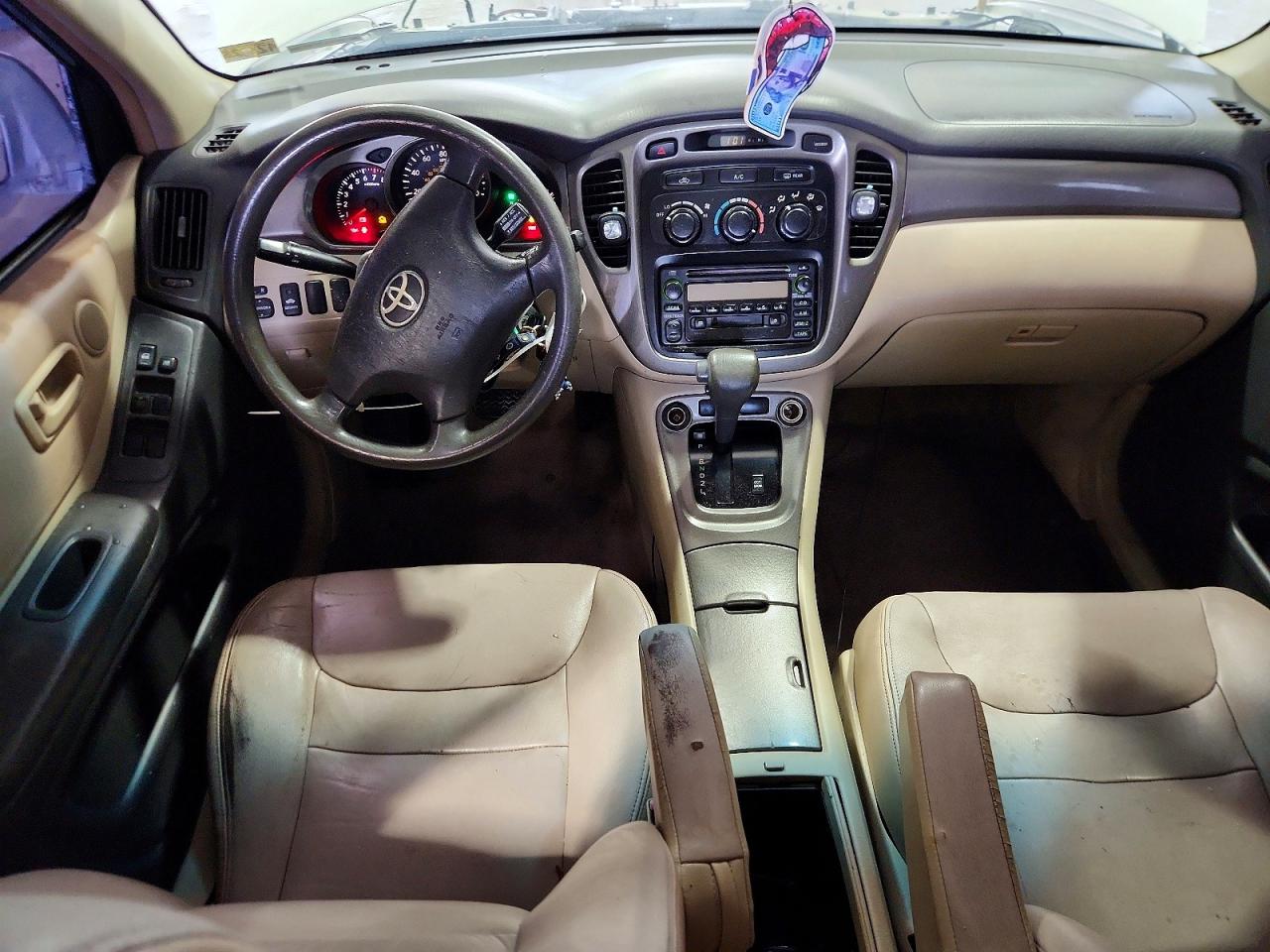 2003 Toyota Highlander Limited White vin: JTEGF21A430078698
