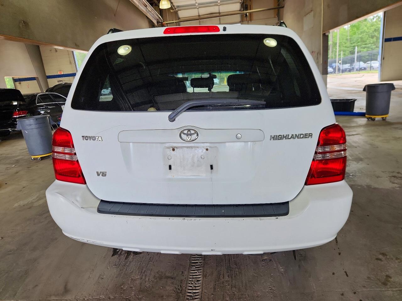 2003 Toyota Highlander Limited White vin: JTEGF21A430078698