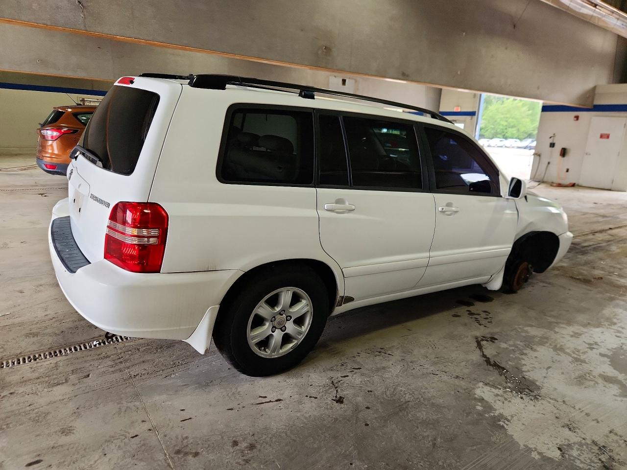 2003 Toyota Highlander Limited White vin: JTEGF21A430078698
