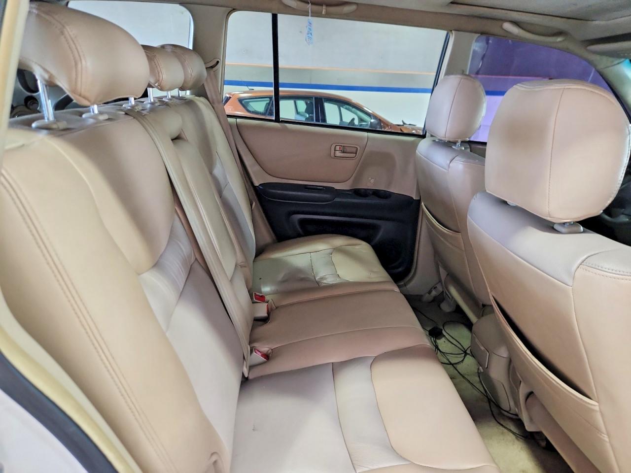 2003 Toyota Highlander Limited White vin: JTEGF21A430078698