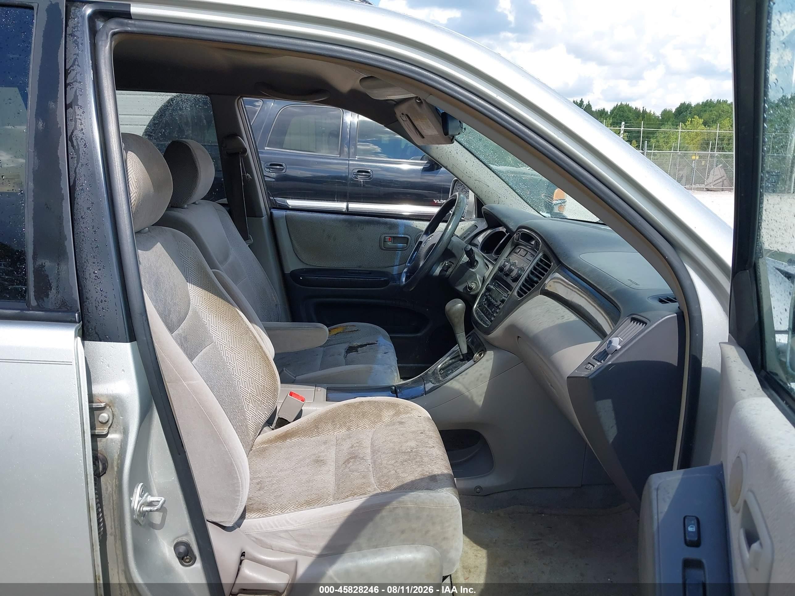 2003 Toyota Highlander V6 Серебряный vin: JTEGF21A430097994