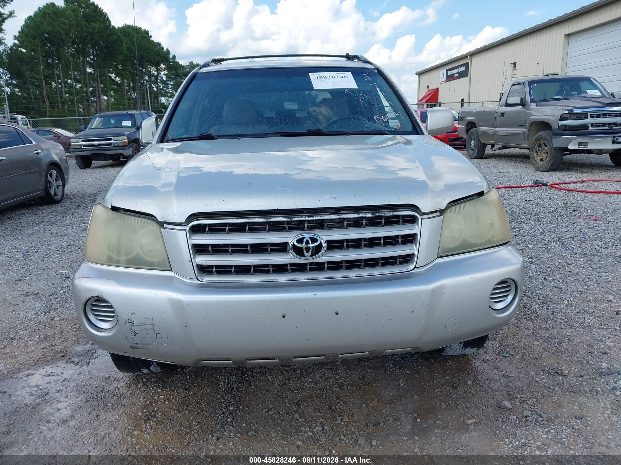 2003 Toyota Highlander V6 Серебряный vin: JTEGF21A430097994