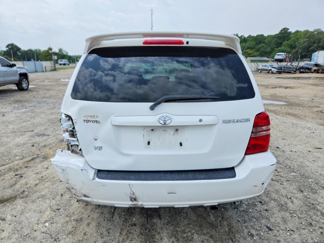 2003 Toyota Highlander Limited White vin: JTEGF21A430120643