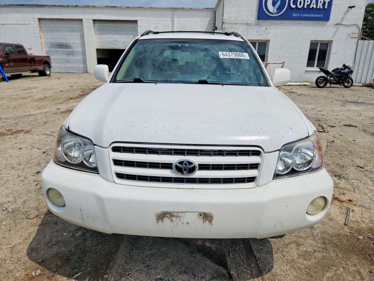 2003 Toyota Highlander Limited White vin: JTEGF21A430120643