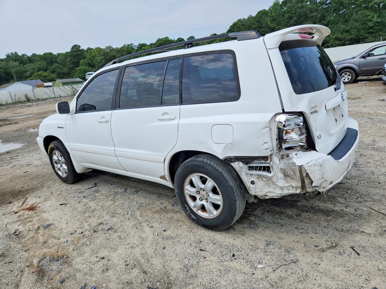 2003 Toyota Highlander Limited White vin: JTEGF21A430120643