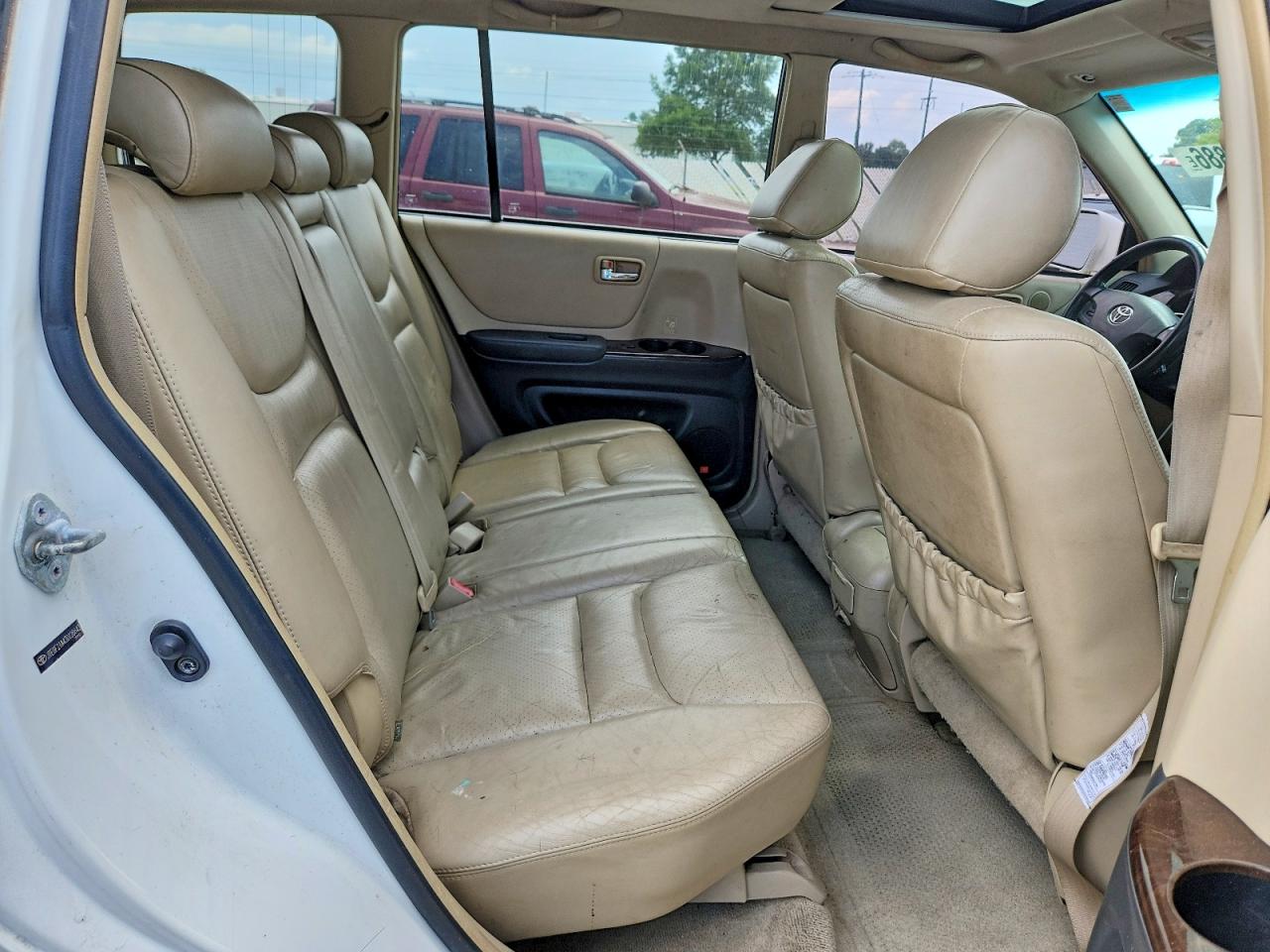 2003 Toyota Highlander Limited White vin: JTEGF21A430120643