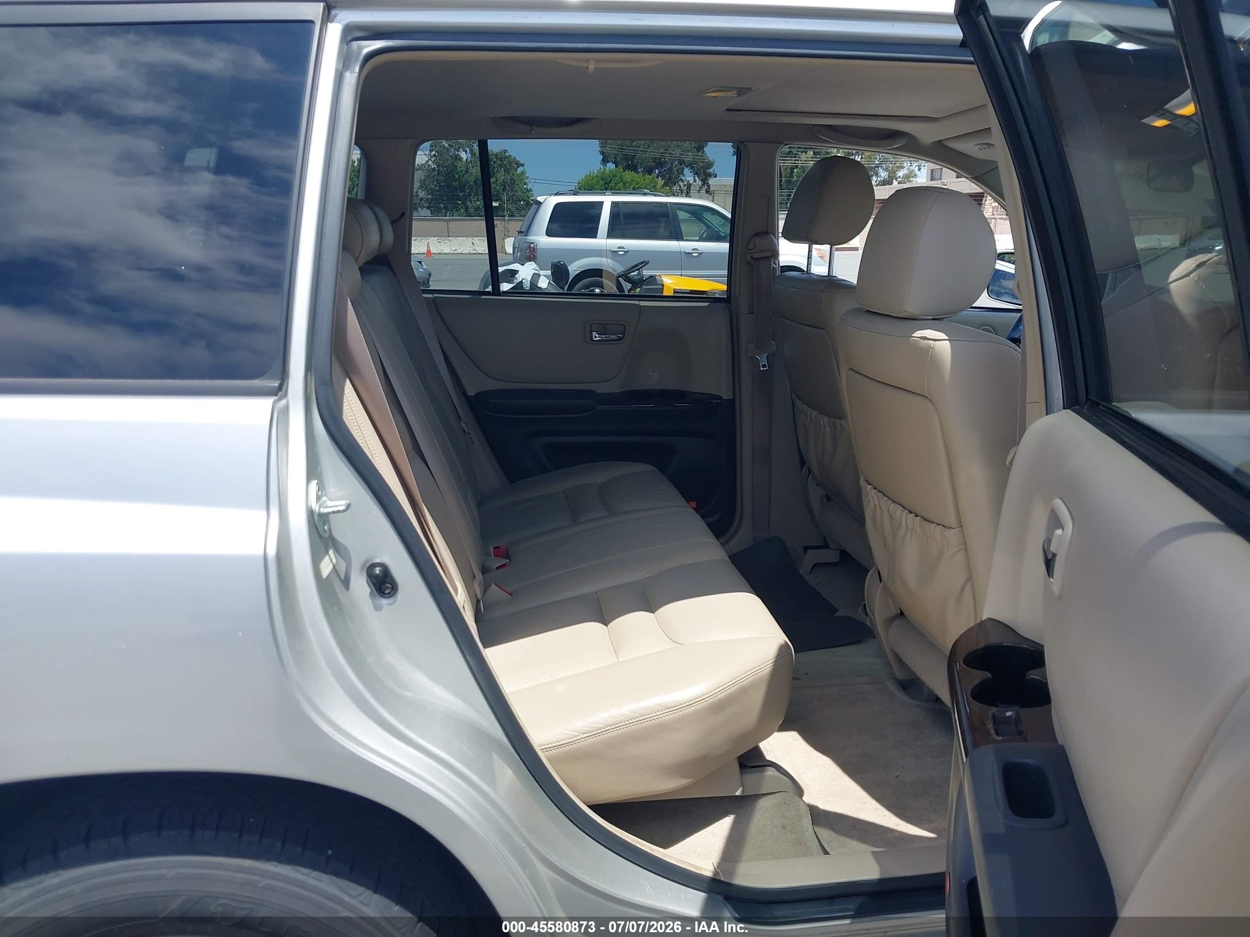 2001 Toyota Highlander V6 Silver vin: JTEGF21A510022993