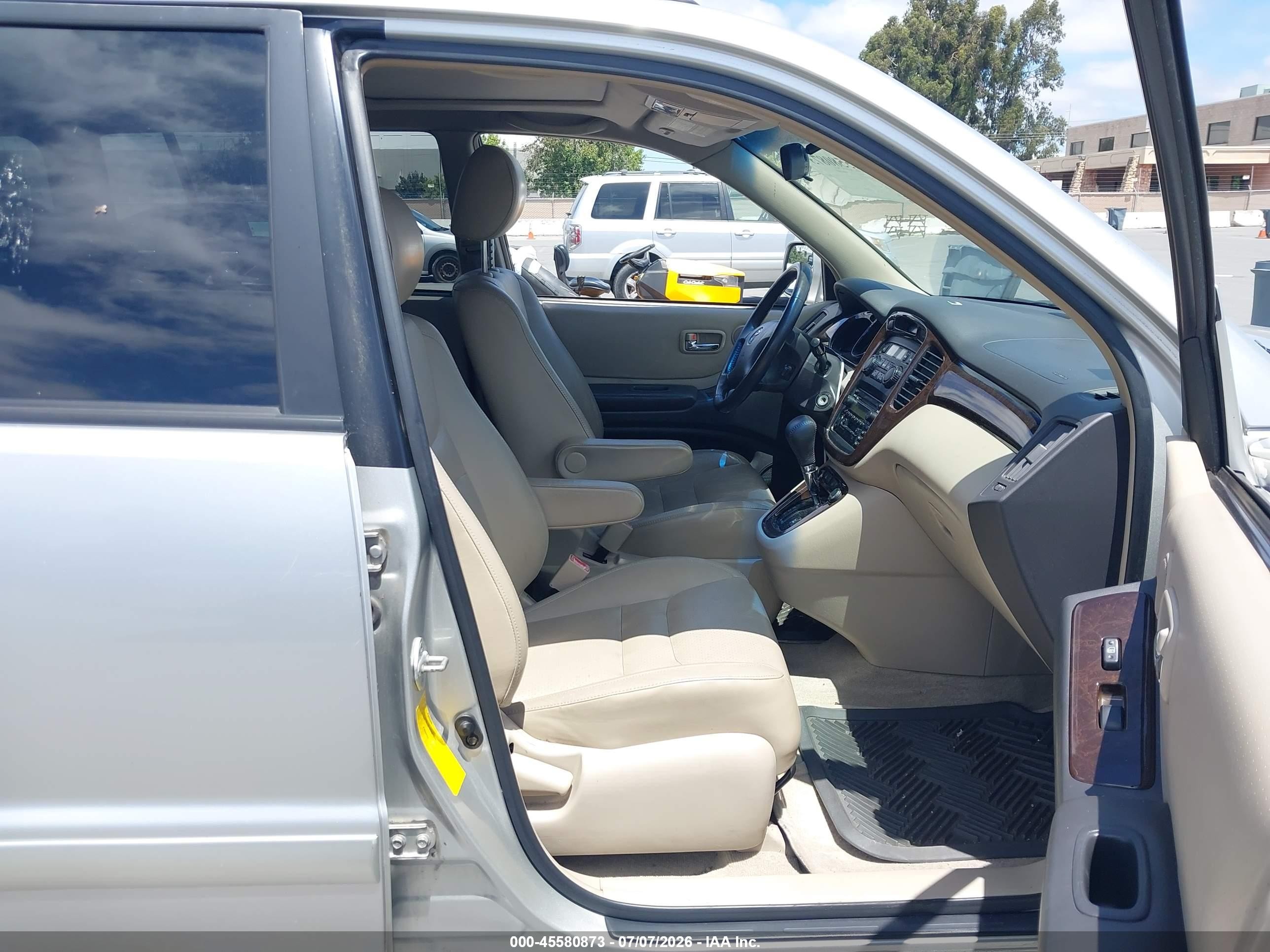 2001 Toyota Highlander V6 Silver vin: JTEGF21A510022993