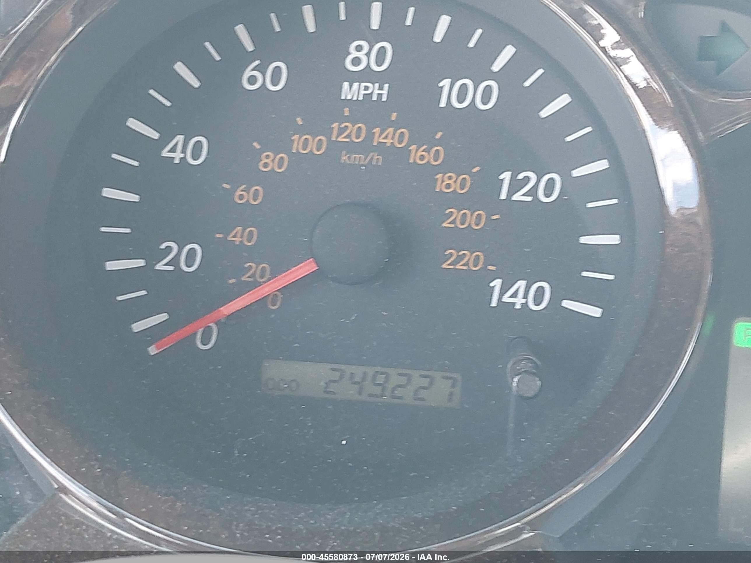 2001 Toyota Highlander V6 Silver vin: JTEGF21A510022993