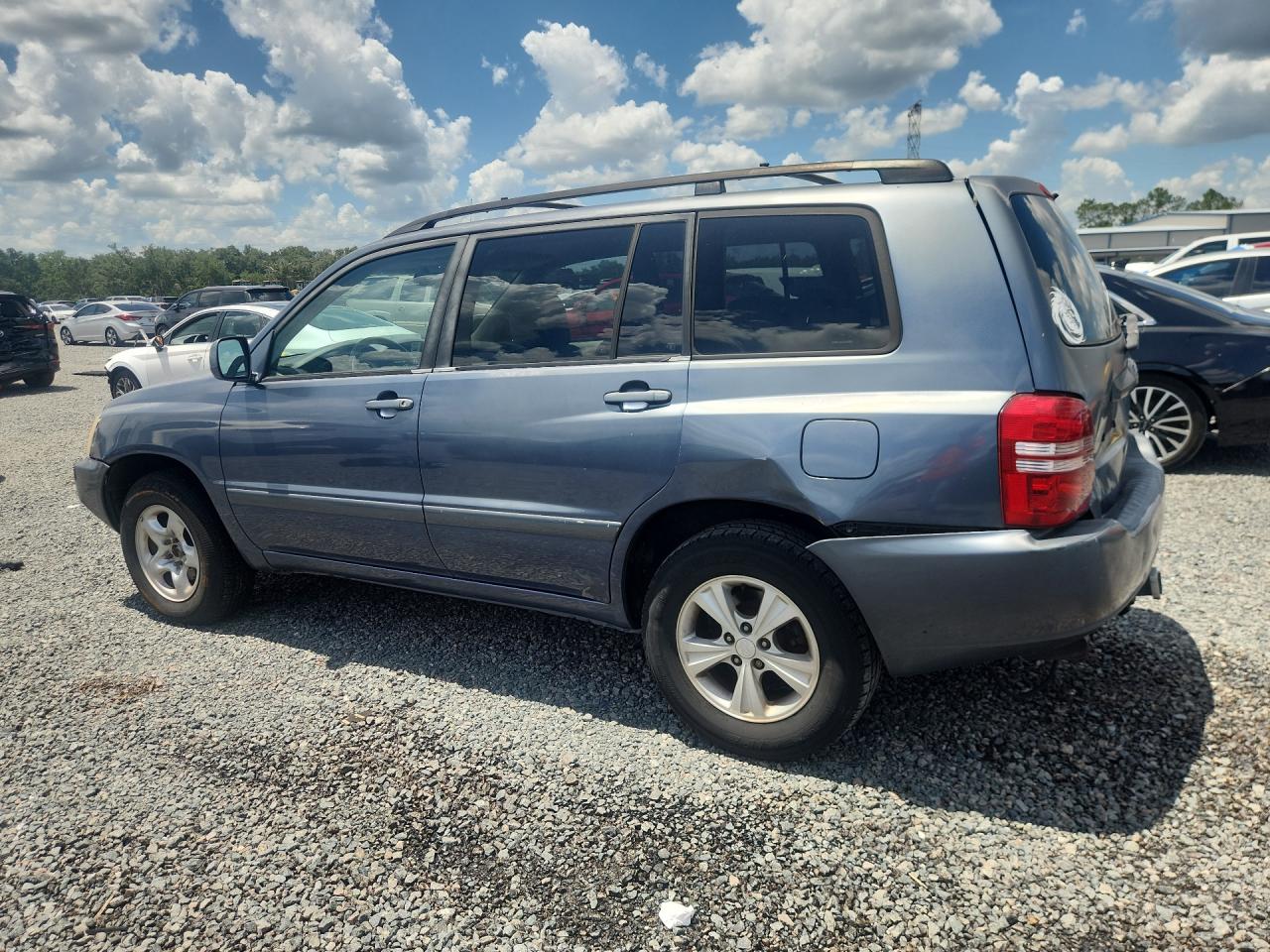 2001 Toyota Highlander Base Blue vin: JTEGF21A510025585