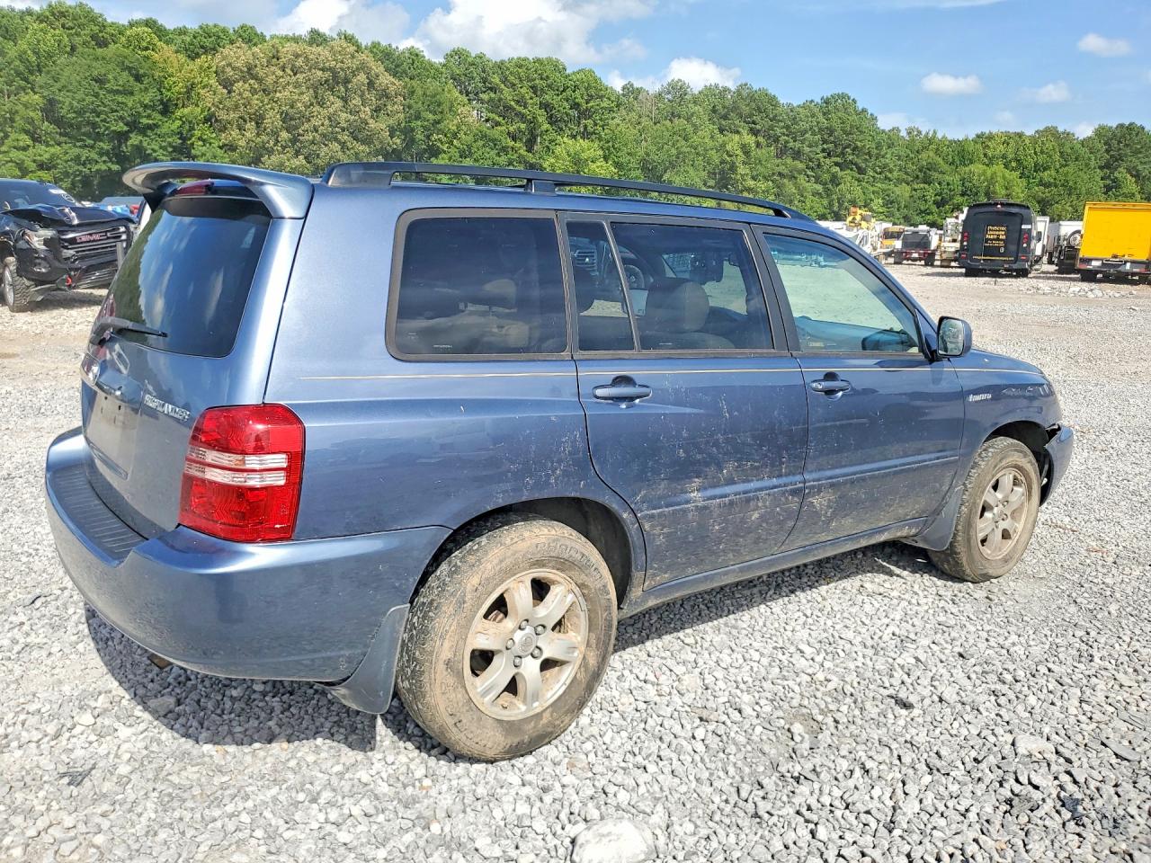 2001 Toyota Highlander Base Blue vin: JTEGF21A510028342