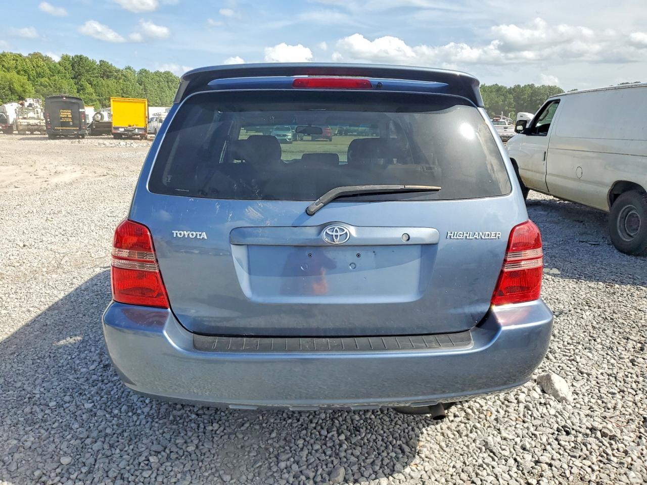 2001 Toyota Highlander Base Blue vin: JTEGF21A510028342