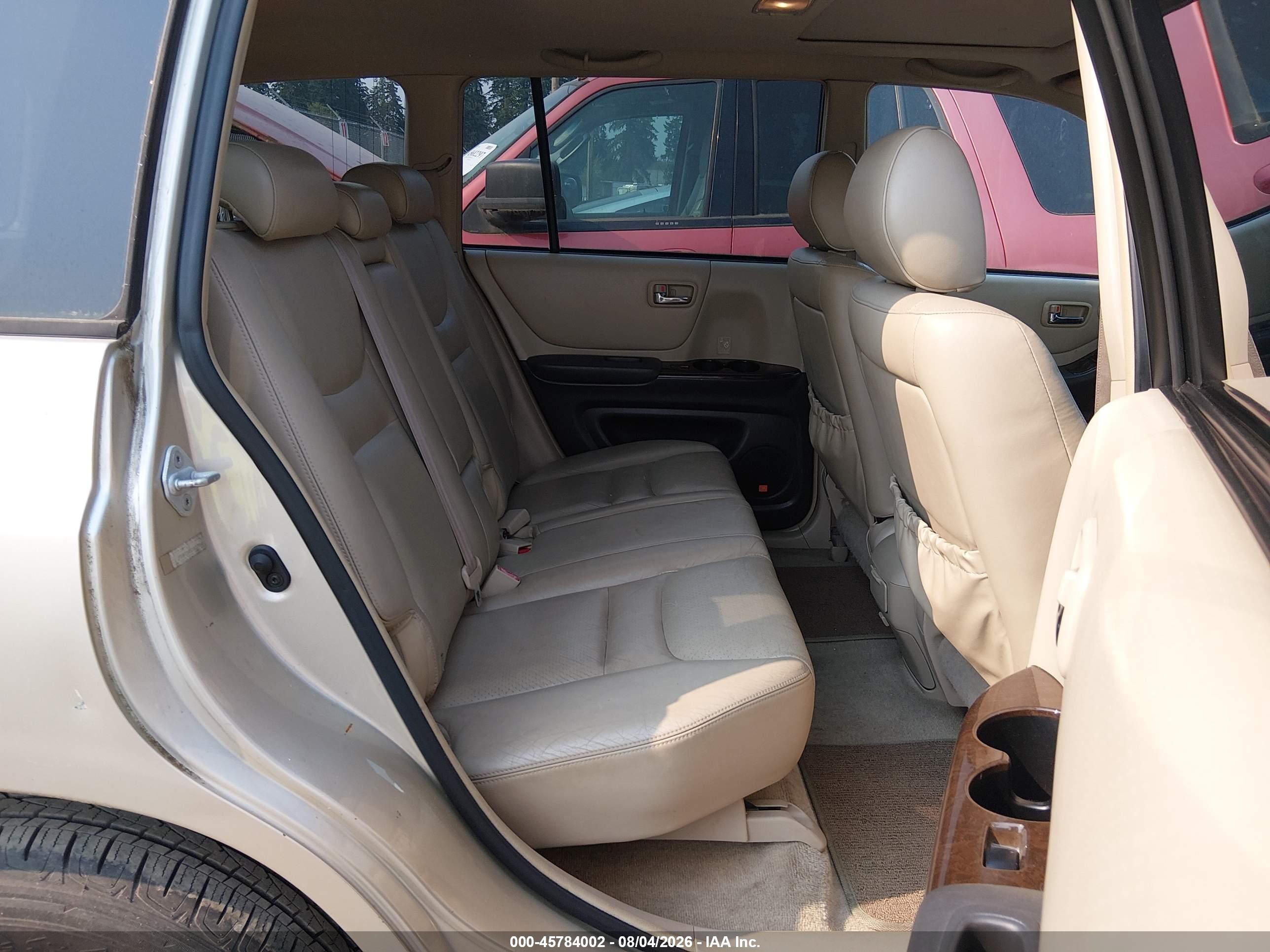 2002 Toyota Highlander Limited V6 Золотой vin: JTEGF21A520037866