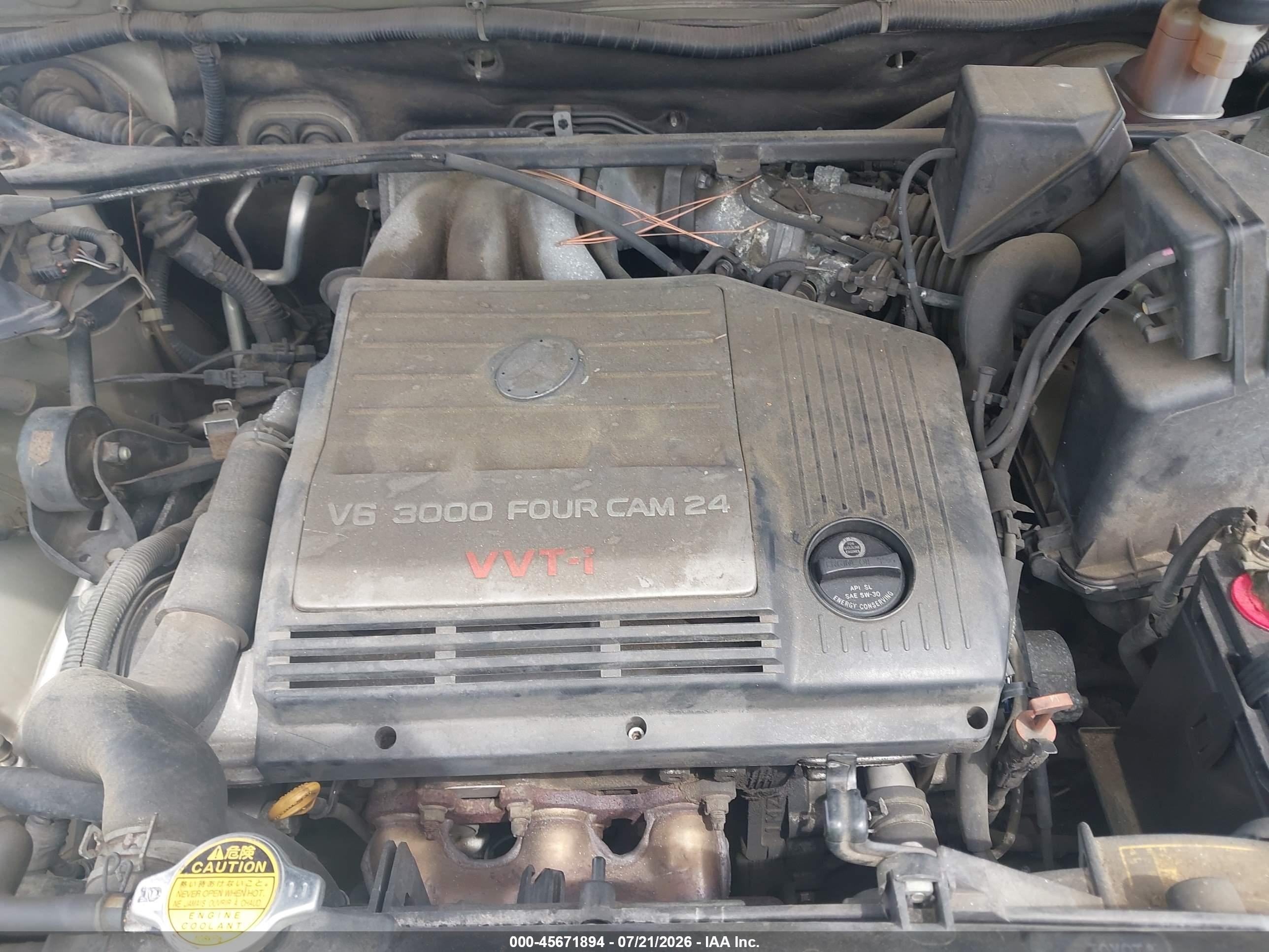 2003 Toyota Highlander V6 Золотой vin: JTEGF21A530086342